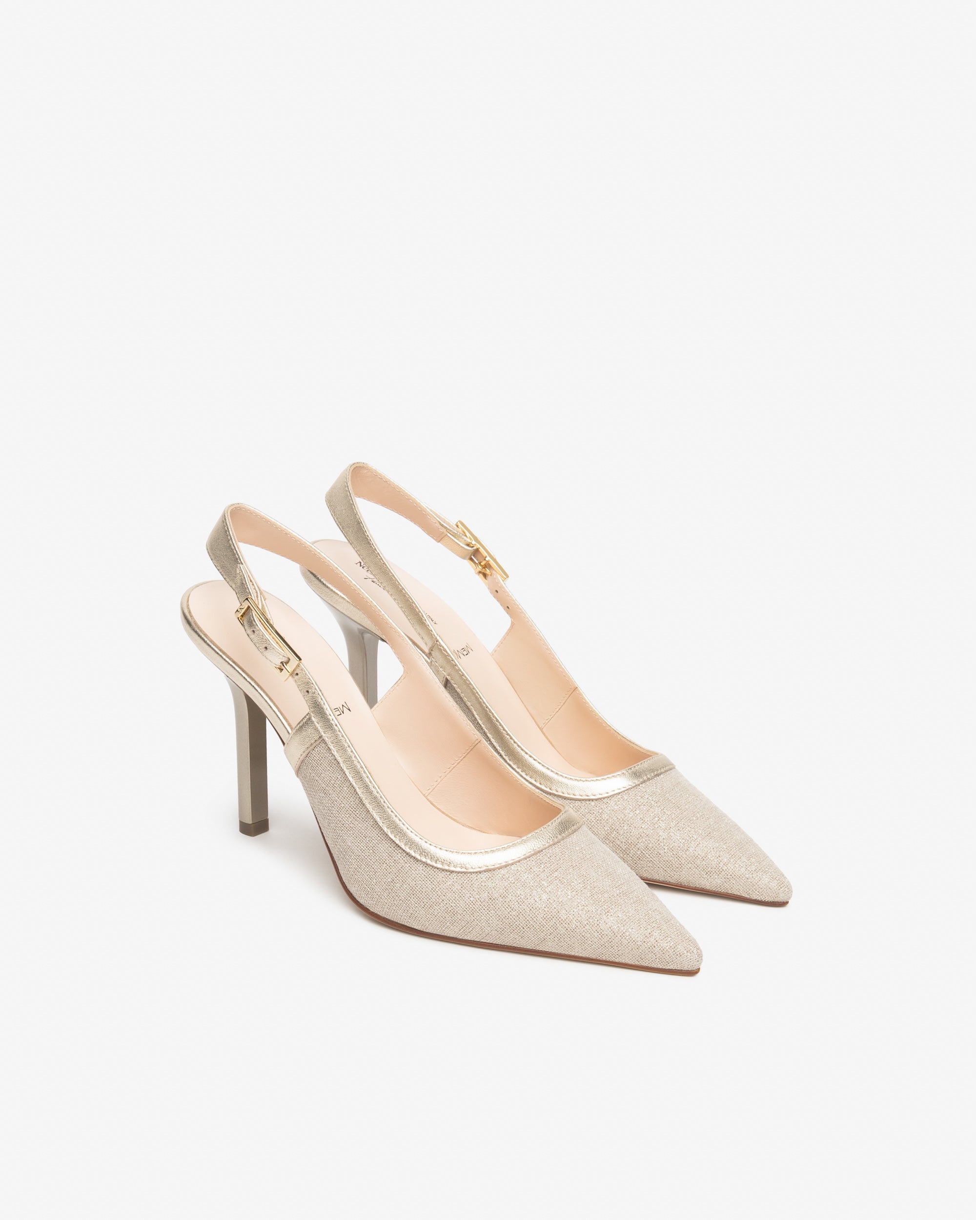 NeroGiardini Slingbacks Femme Tissu et Cuir Premium