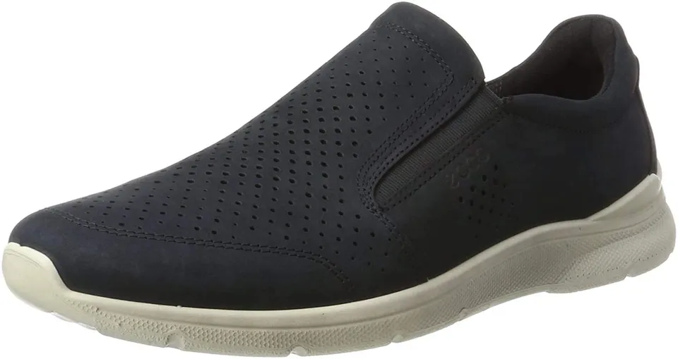ECCO Irving basket homme navy cuir
