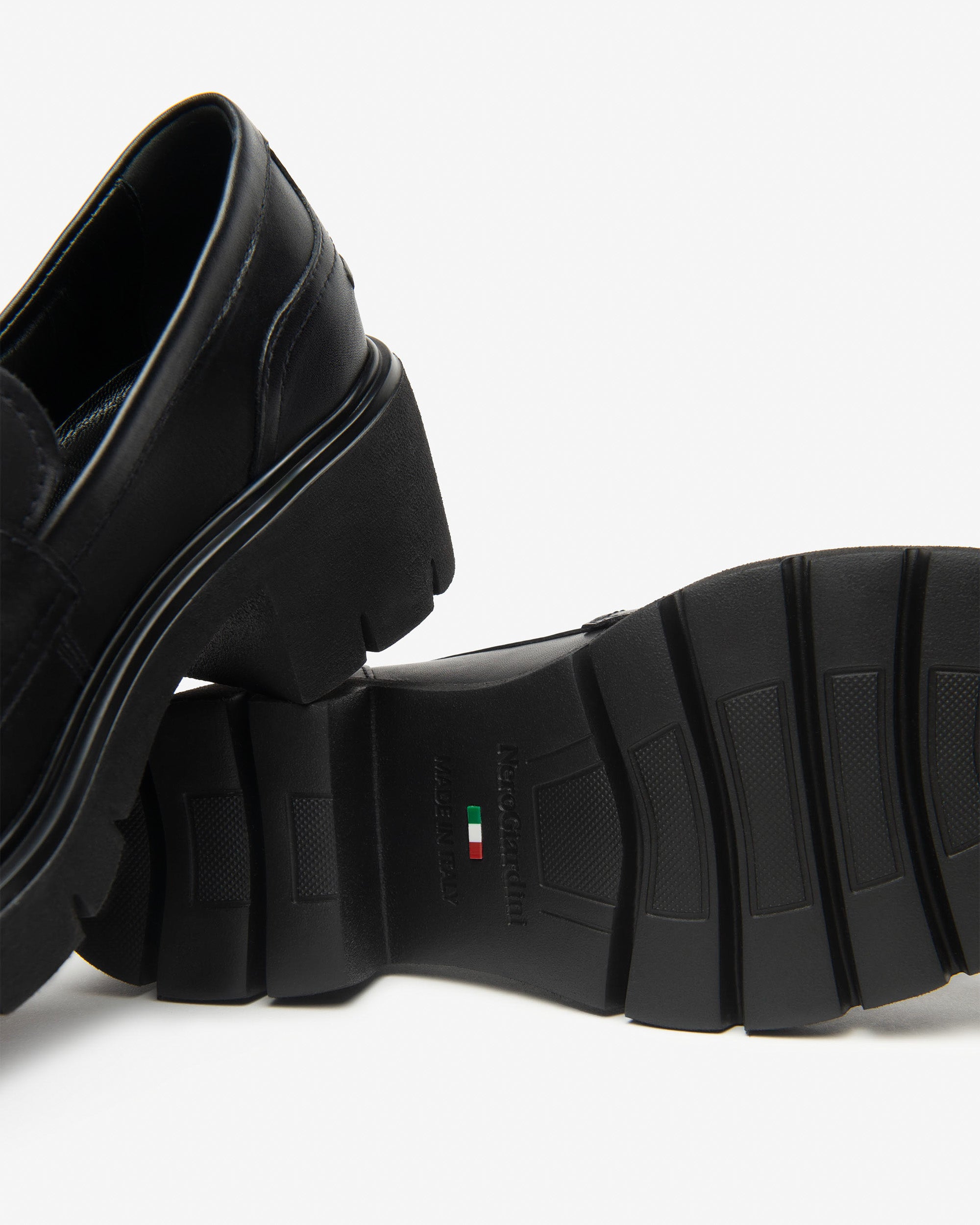 NeroGiardini Mocassins Femme Cuir Talon 60 mm