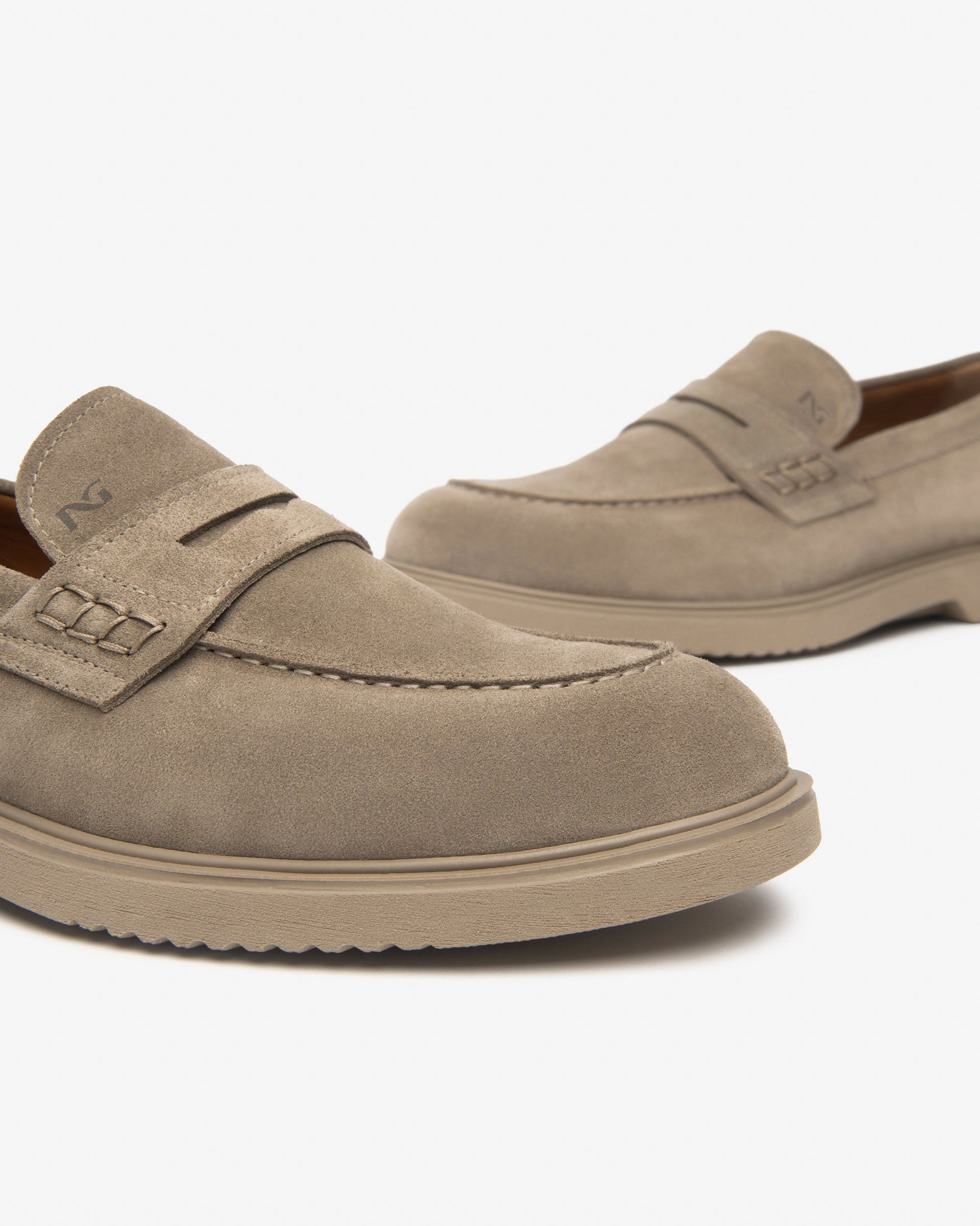 Nerogiardini Mocassins Homme Cuir Velours Confort