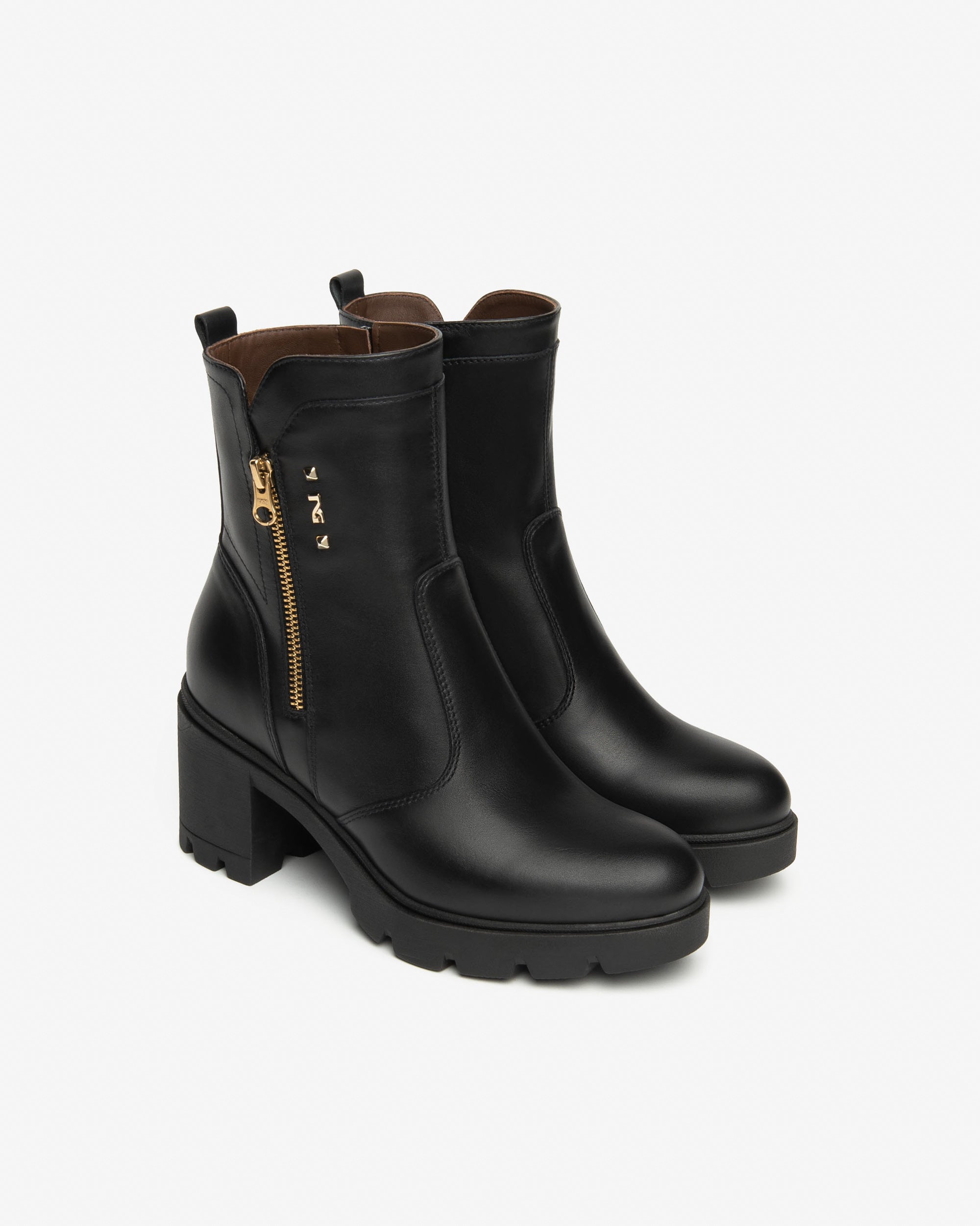 NeroGiardini Bottines Femme Cuir Hiver Ville