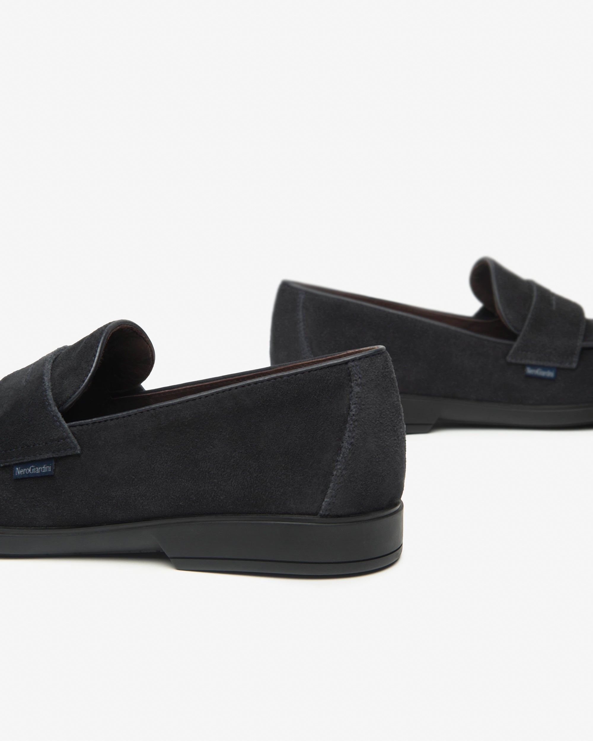 NeroGiardini Mocassins Homme Cuir Velours