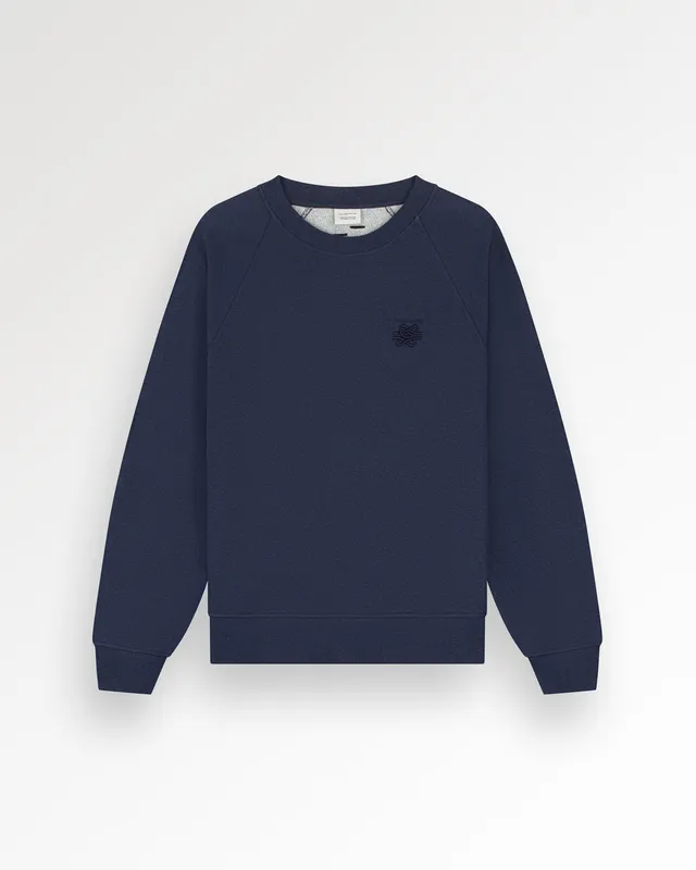Filling Pieces Knot Sweatshirt bleu marine coton bio