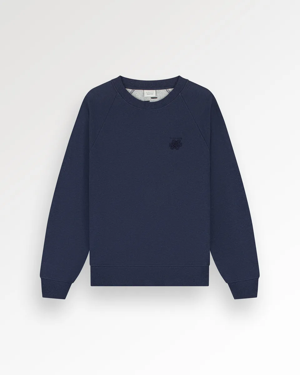 Filling Pieces Knot Sweatshirt bleu marine coton bio