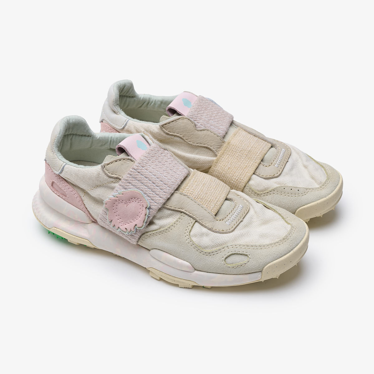 Satorisan Chacrona Linen Elastics Chantilly Cream baskets