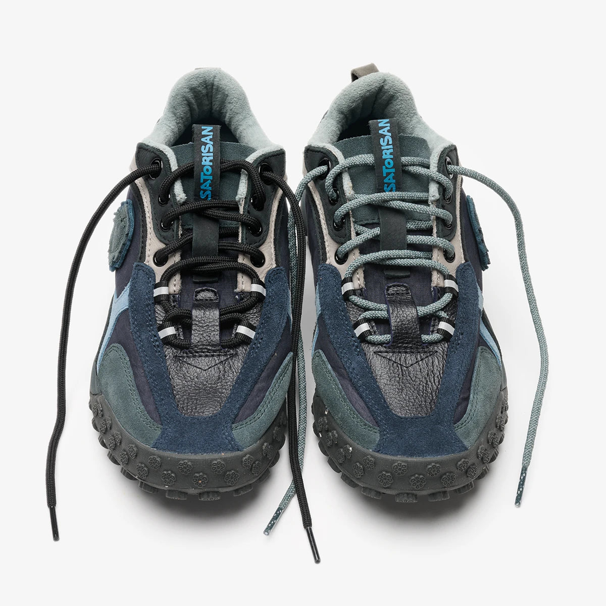Satorisan Jagube Origin baskets Dark Blue cuir