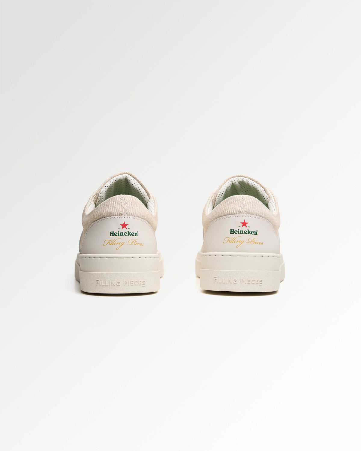 Filling Pieces Riviera Heineken sneakers blanc toile cuir