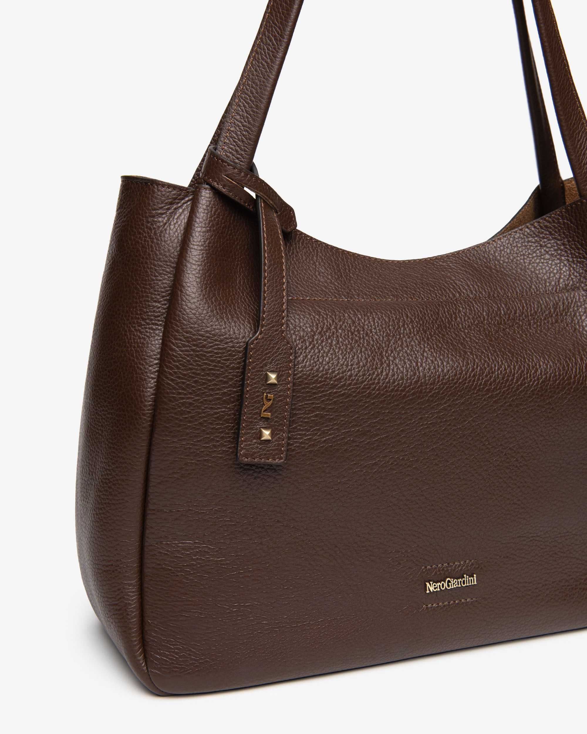 NeroGiardini Sacs Besace Femme en Cuir Hobo Italie