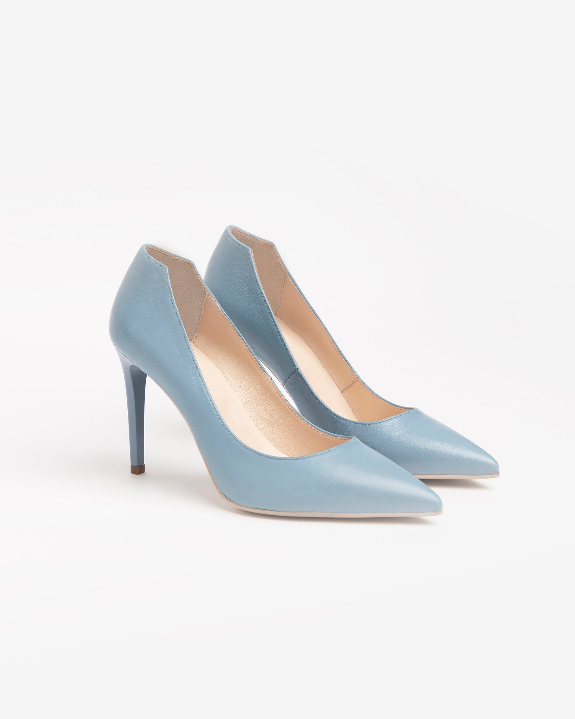 Nerogiardini Escarpins femme cuir talon 9,5 cm