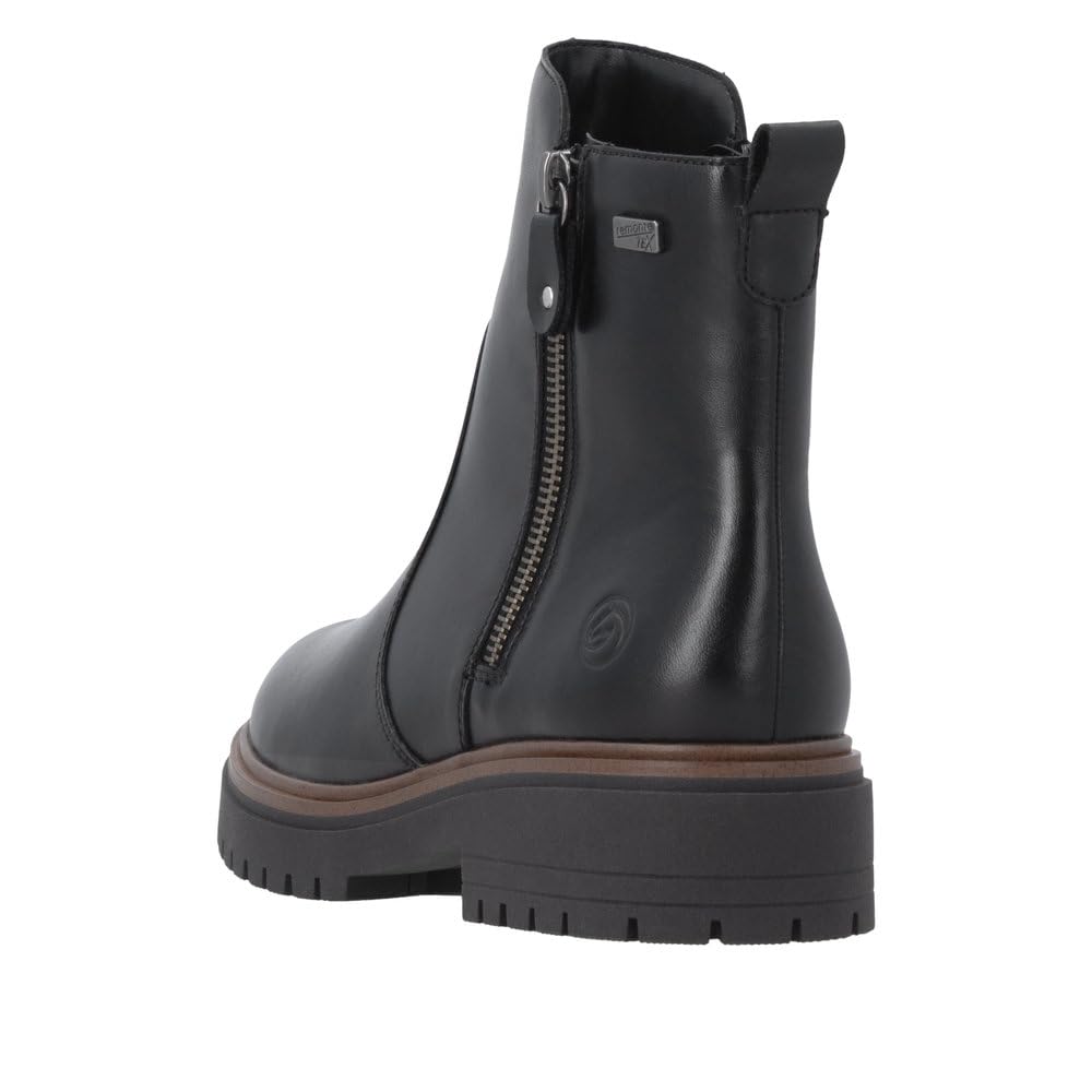 Remonte D4B72 bottes courtes noir 39 EU cuir hiver