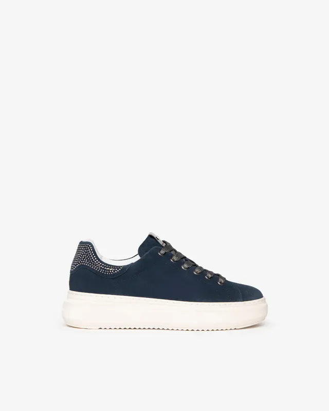 NeroGiardini Sneakers Femme Velours Baskets Confort