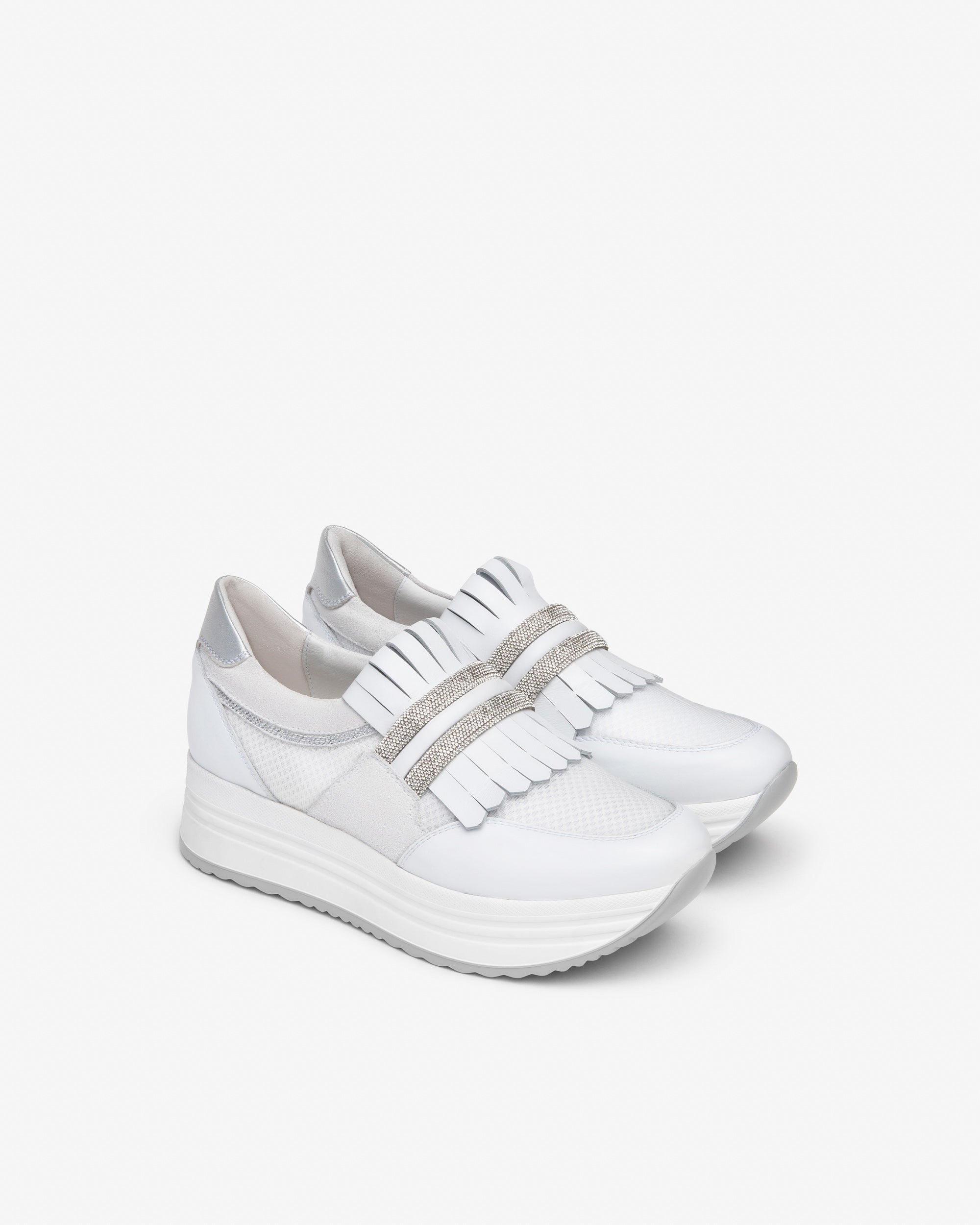 NeroGiardini Sneakers Cuir Baskets Femme DryGo Confort Été
