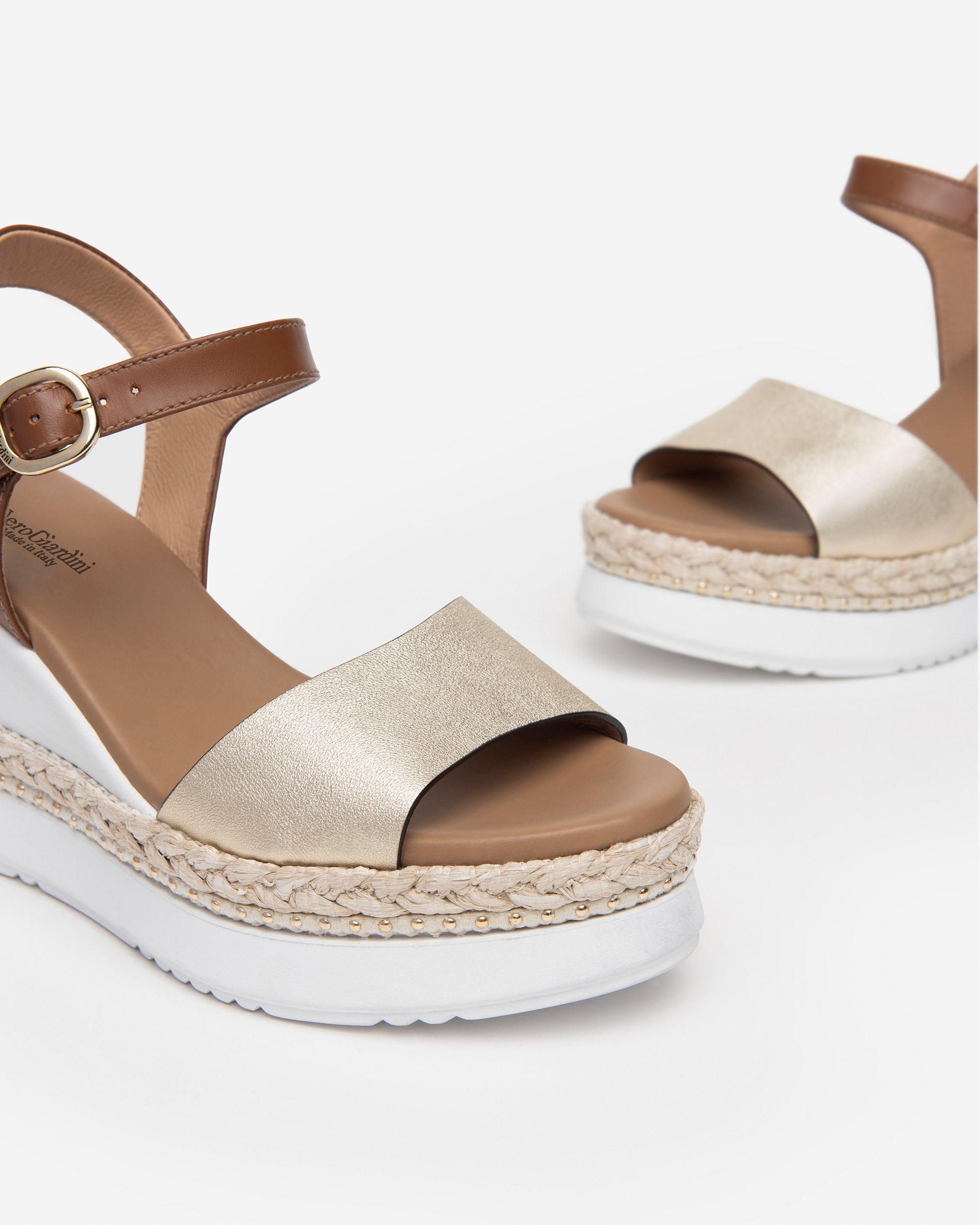 NeroGiardini Sandales Femme Cuir Italie Été
