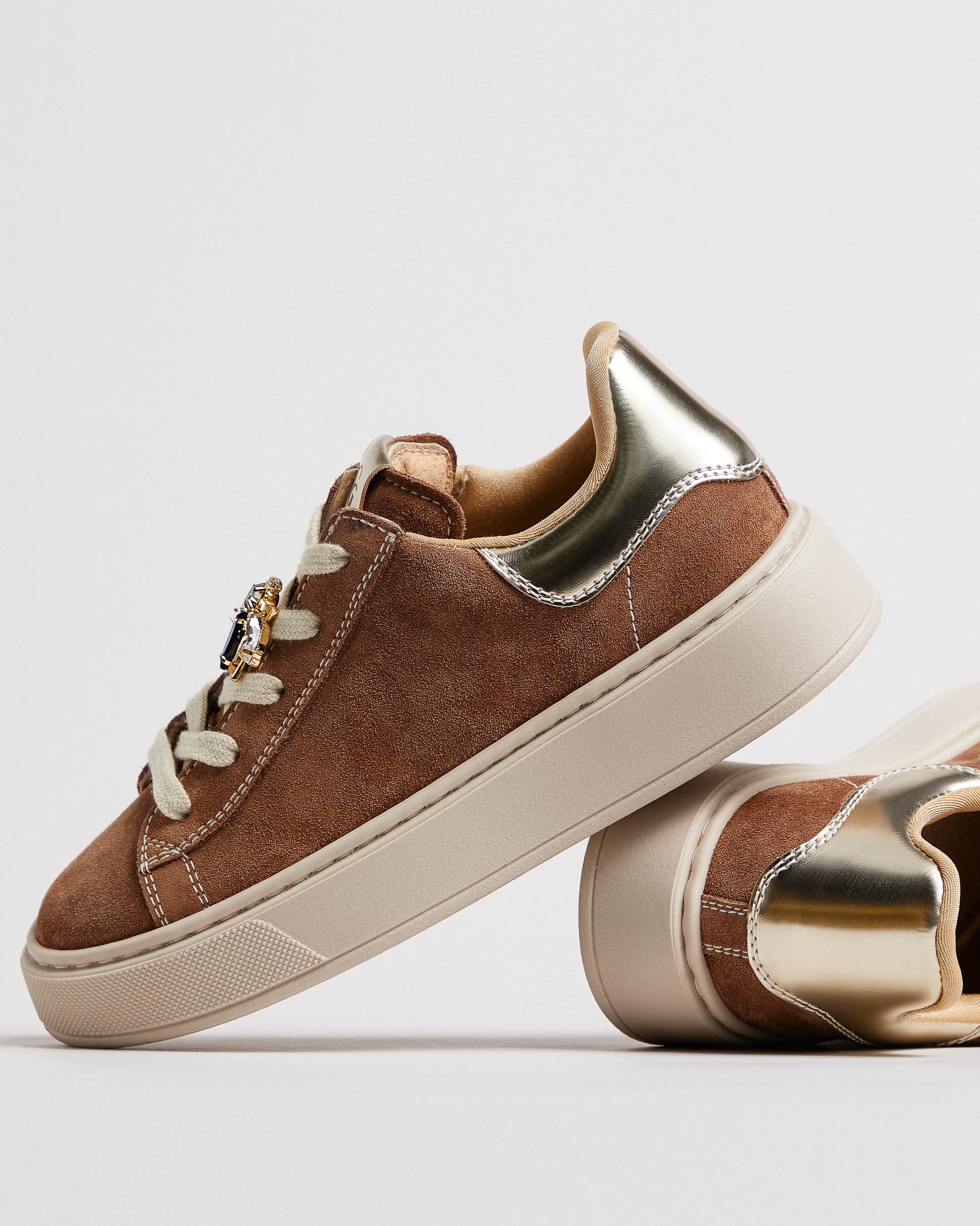 NeroGiardini Sneakers fille cuir velours 31-39