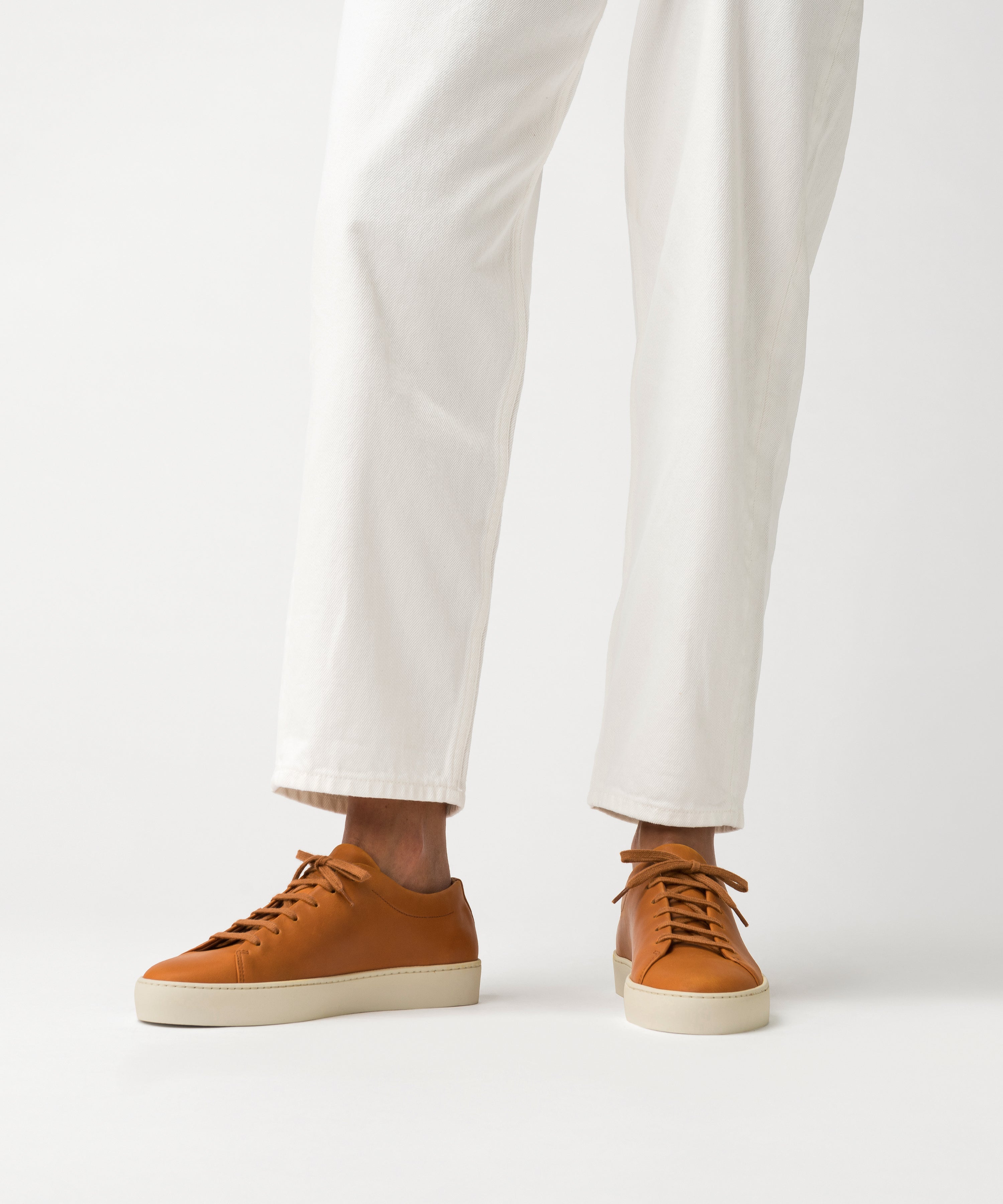 JAK Royal Hazel baskets cuir marron patiné