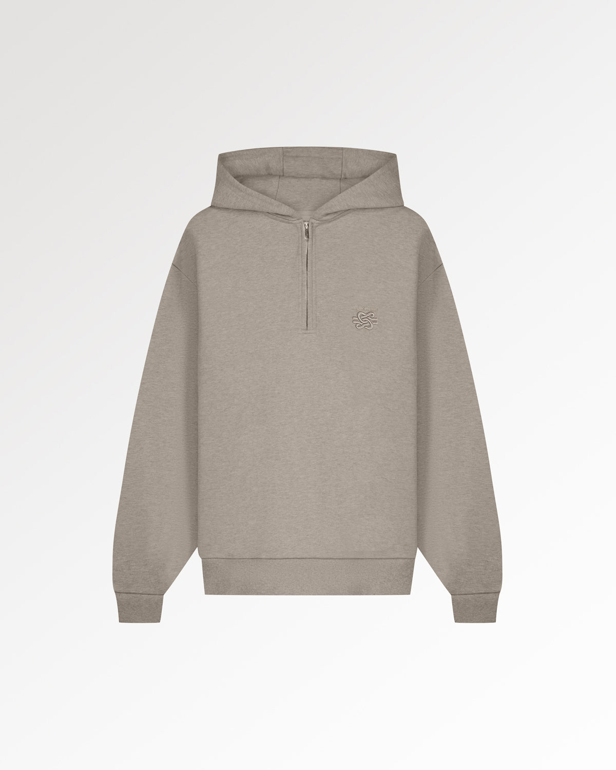 Filling Pieces Half Zip Hoodie Sweat Pure Coton Bio