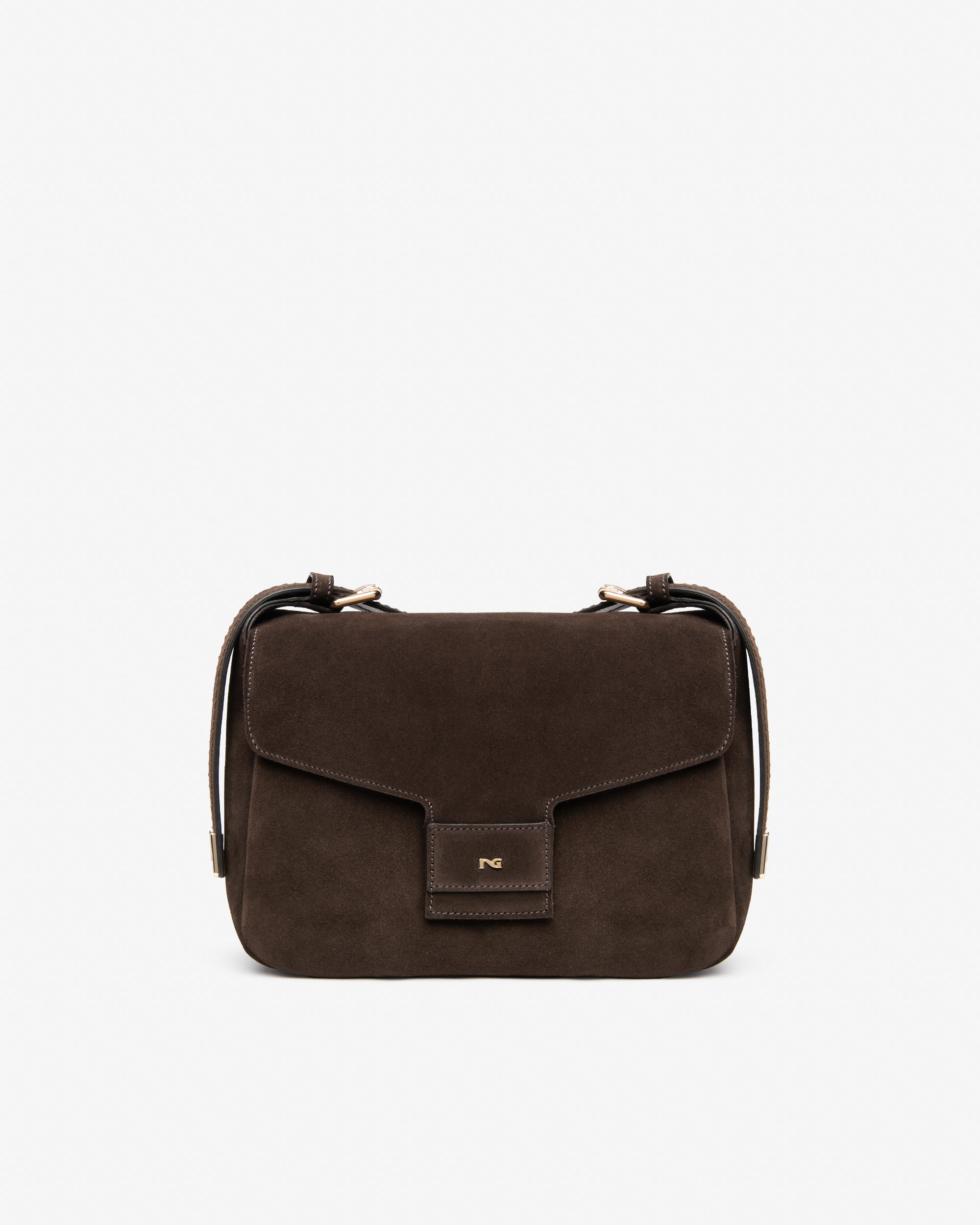 NeroGiardini Sacs sac épaule femme daim doré