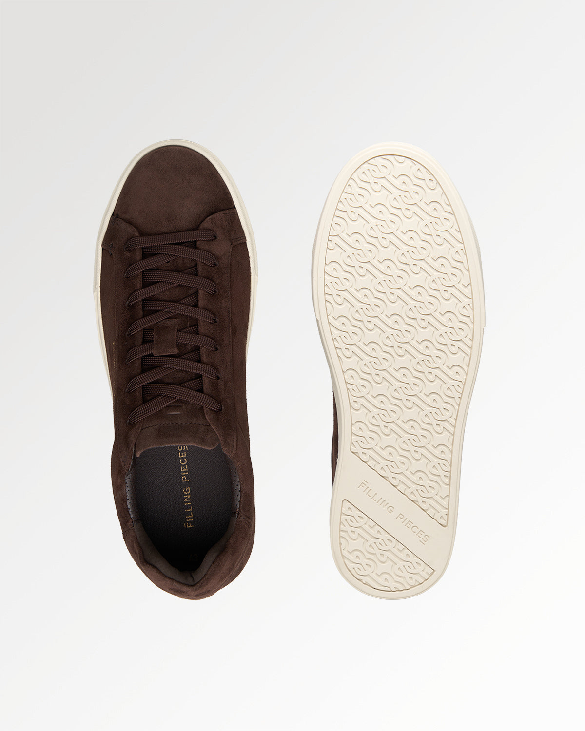 Filling Pieces Tiebreak Suede baskets marron chocolat