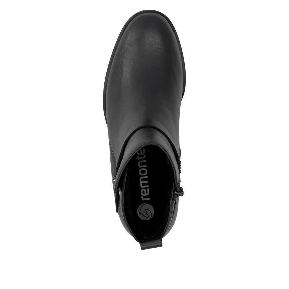 Remonte D3U72 Bottines Femme Noir 39 EU Talon Bloc