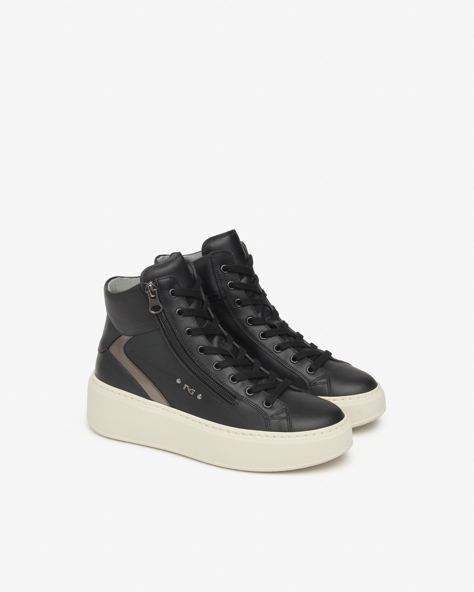 NeroGiardini Sneakers baskets femme cuir technique memory