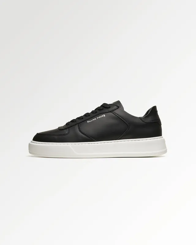 Filling Pieces Evo Court Nappa Black sneakers noir cuir