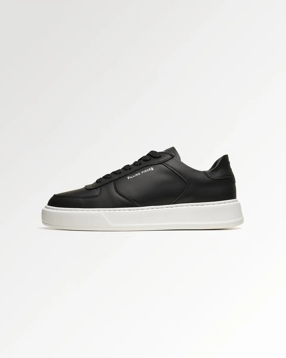 Filling Pieces Evo Court Nappa Black sneakers noir cuir