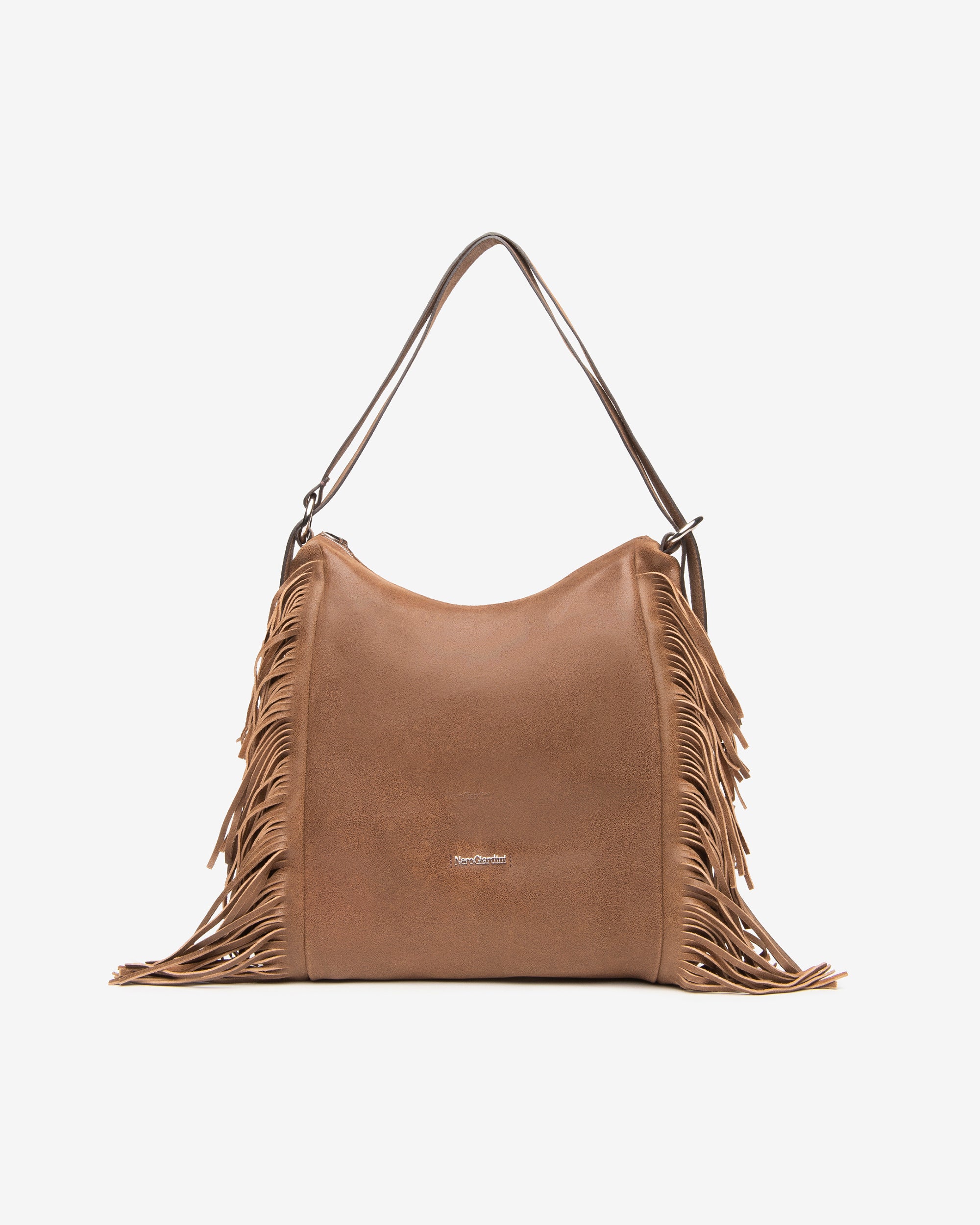 Nerogiardini Sacs Besace Femme Cuir Véritable Made in Italy