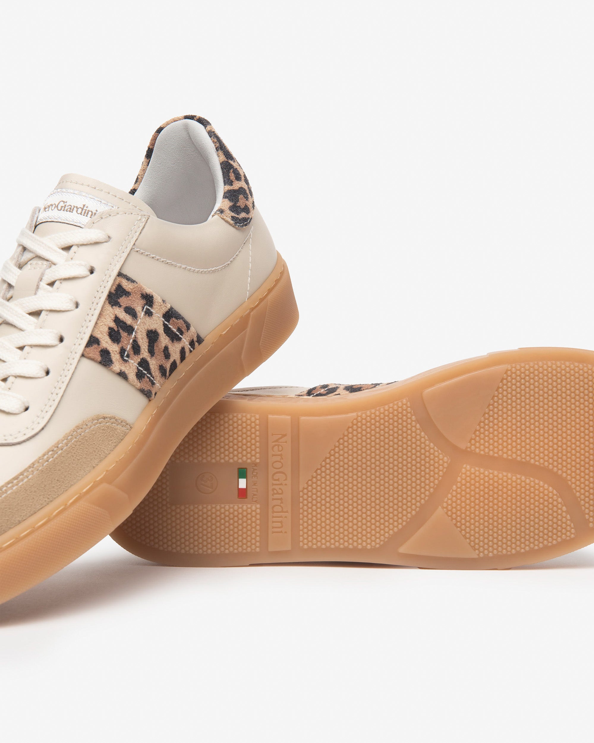 NeroGiardini Sneakers cuir femme printemps-été