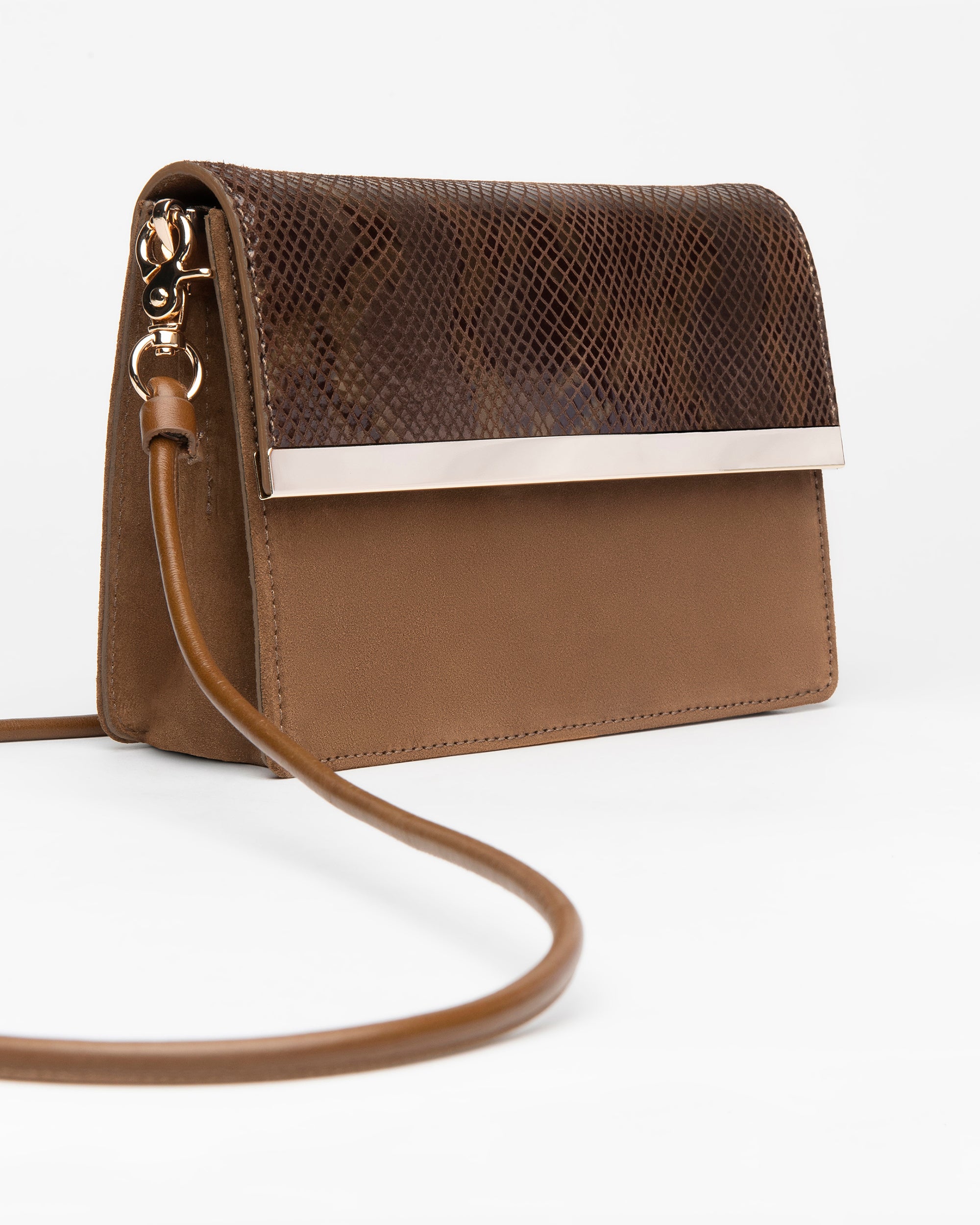 Nerogiardini Pochette Femme Cuir Velours Animalier PZ
