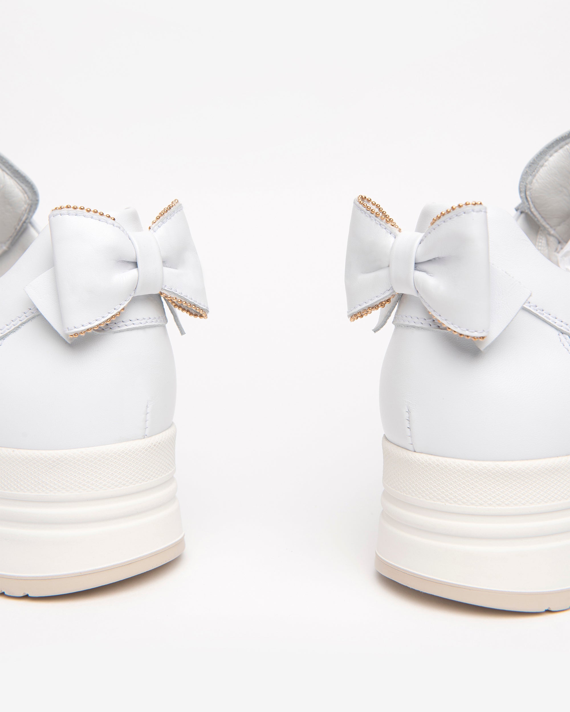 NeroGiardini Sneakers Femme Cuir Nœud Plateforme 35-41