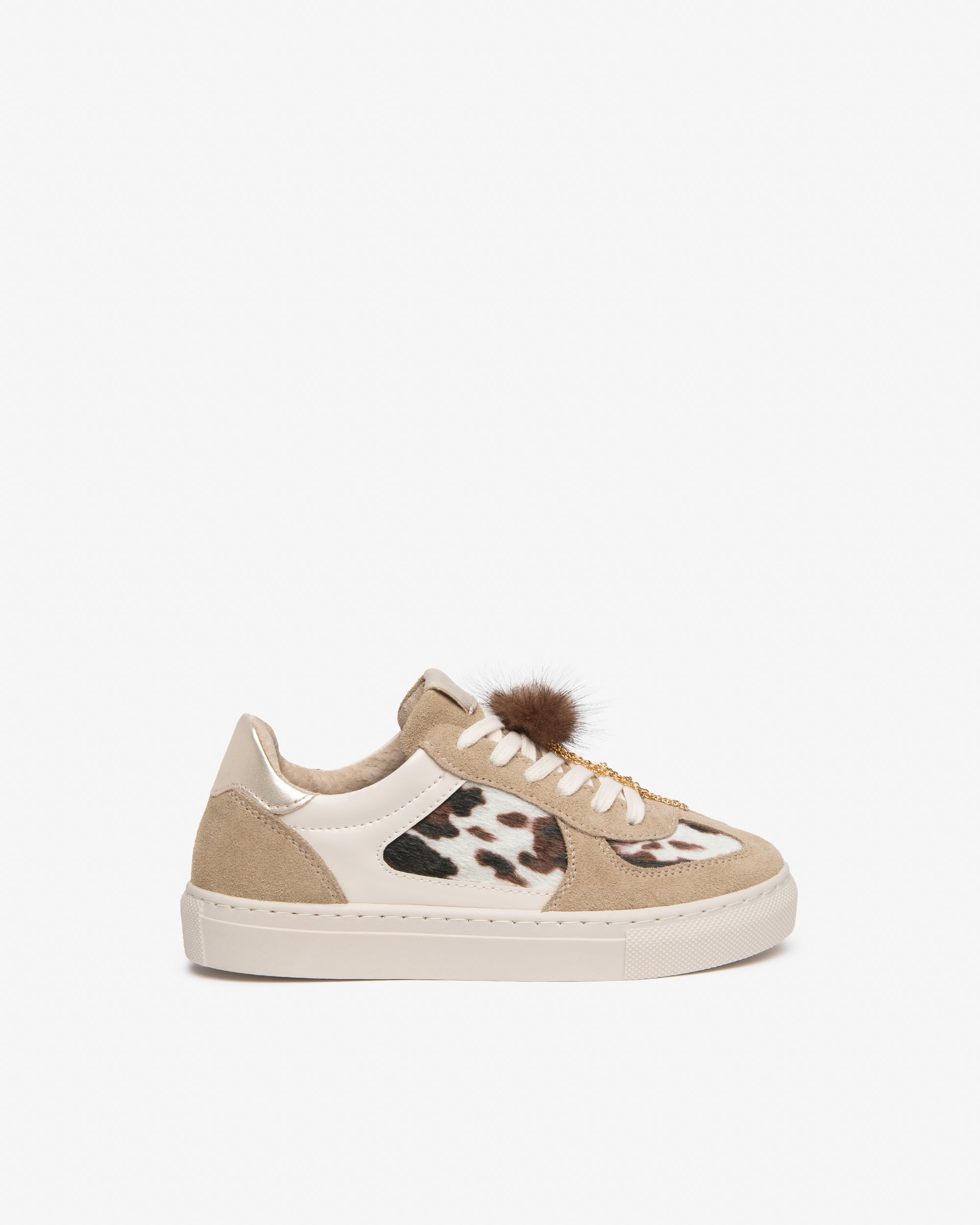 NeroGiardini Sneakers Fille Cuir Velours Animalier 30-39