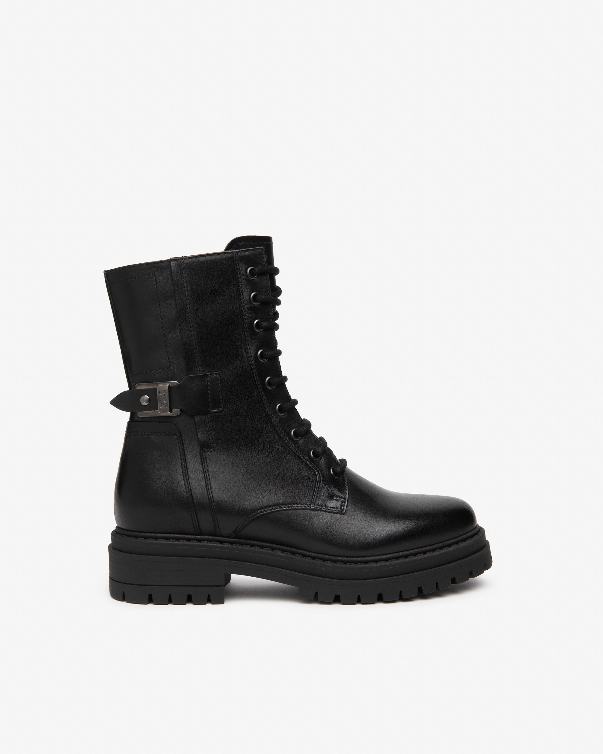 Nerogiardini Bottines Motardes Femme Cuir Talon 40 mm