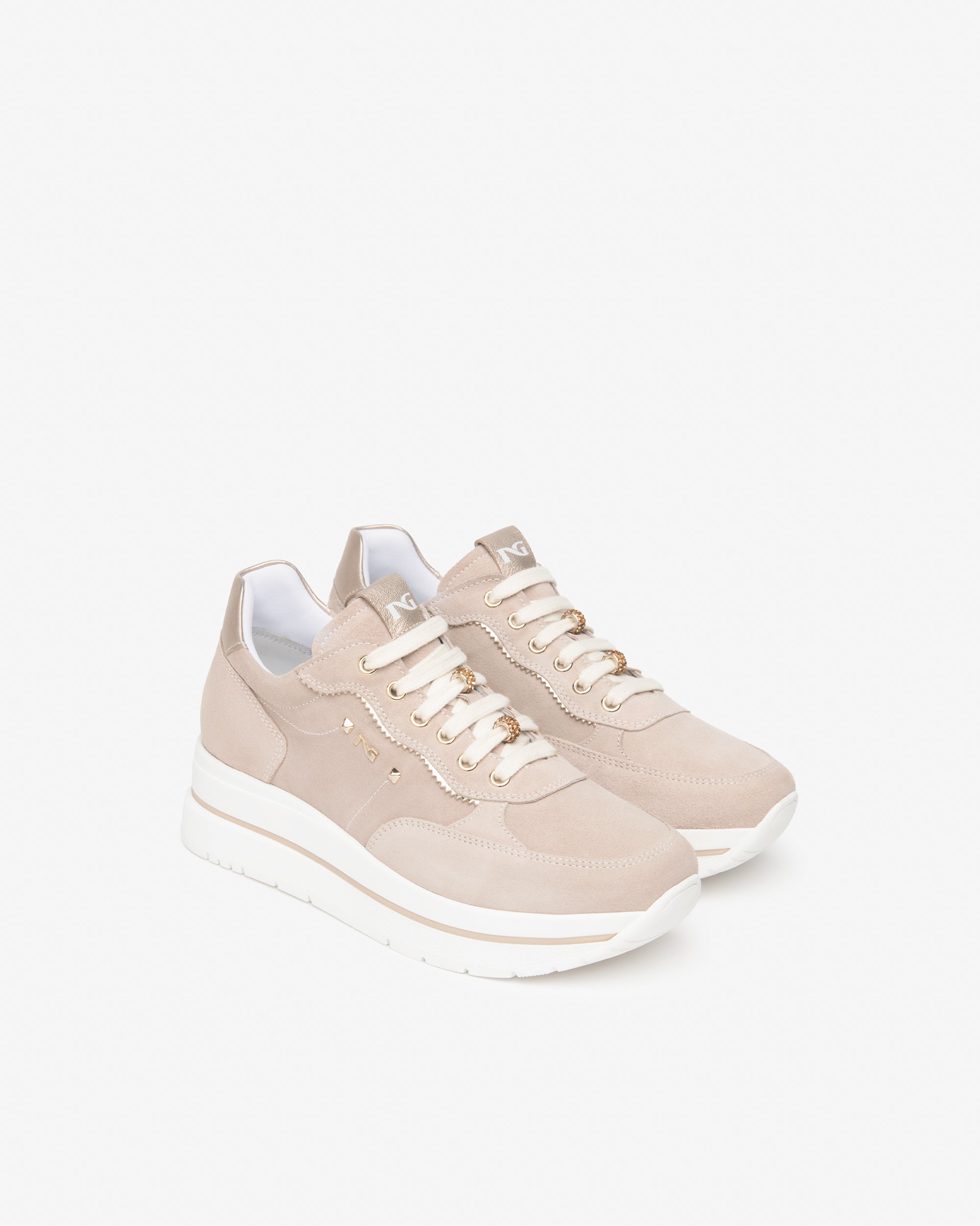 Nerogiardini Sneakers Femme Velours Technique Baskets Memory