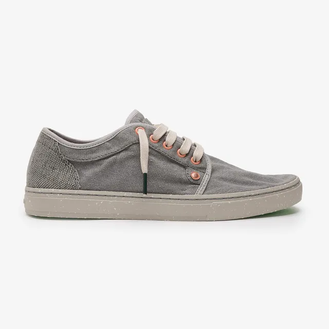 Satorisan Heisei Gaia Terra.3 baskets gris toile vegan