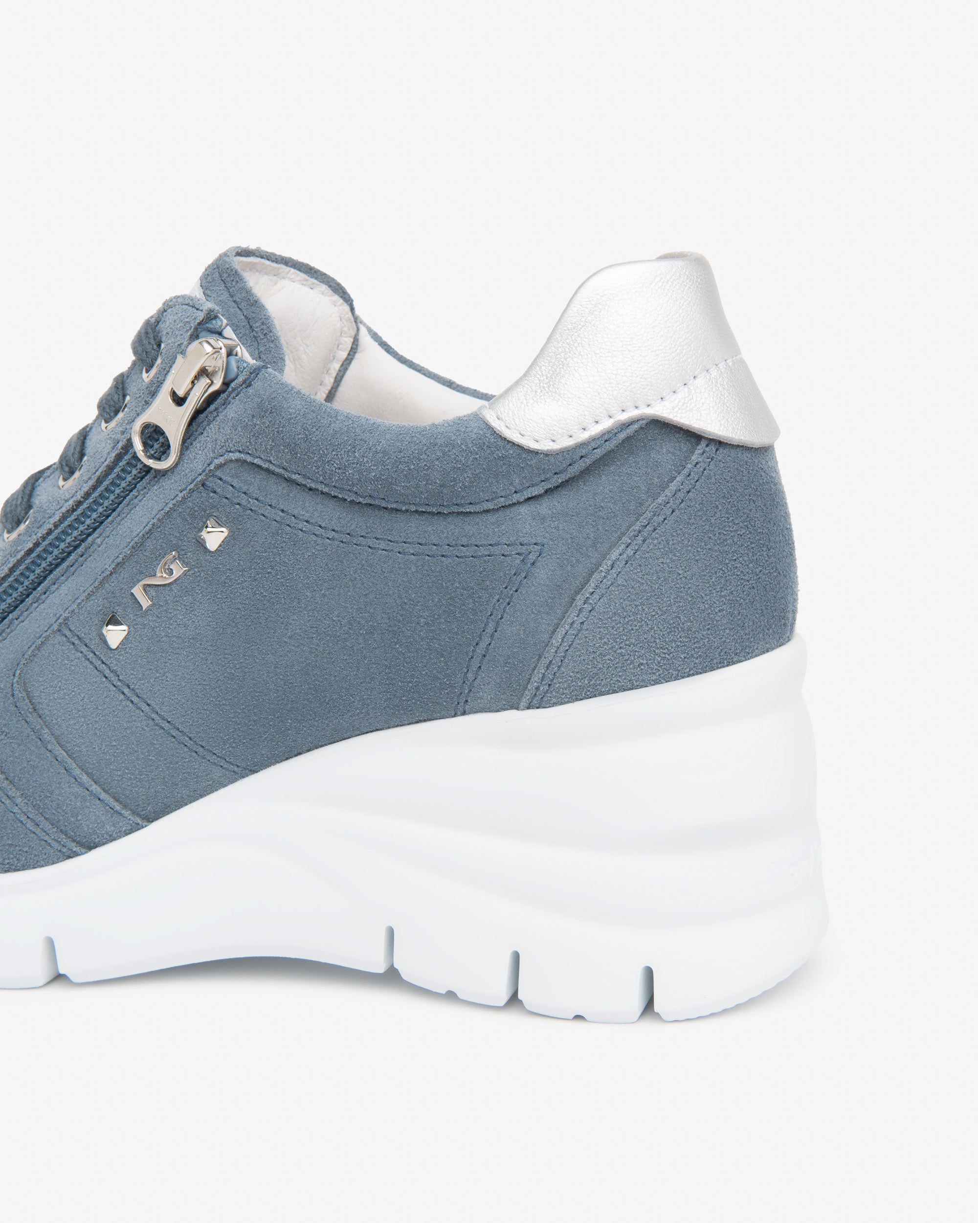 NeroGiardini Sneakers Femme Cuir Velours Confort
