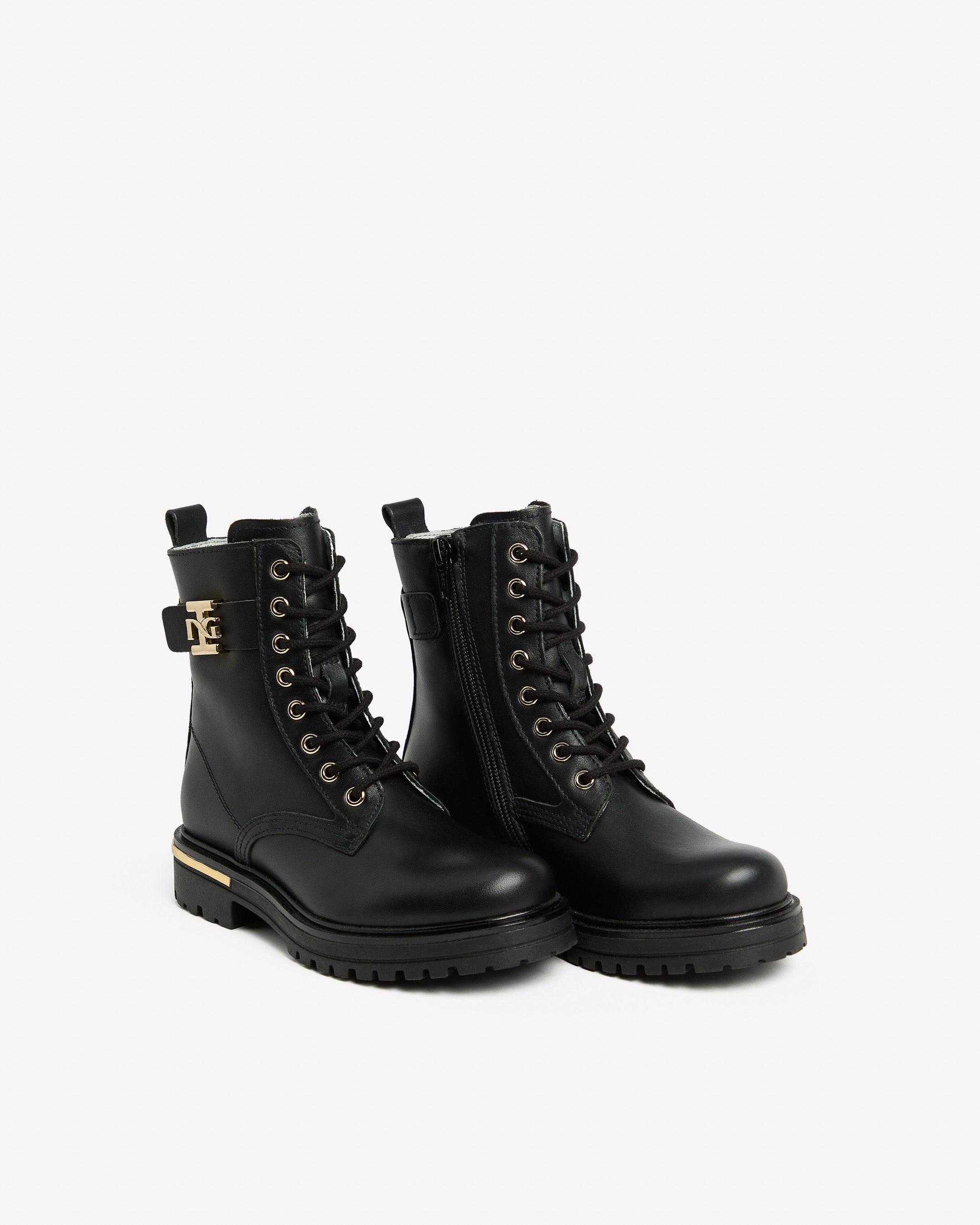 NeroGiardini Bottines Motardes Teen Fille cuir boots