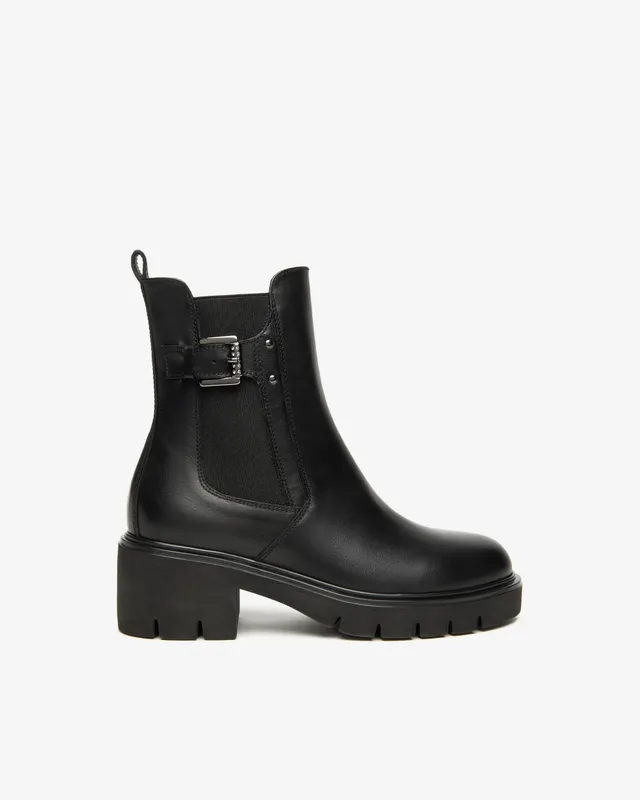 NeroGiardini Chelsea bottines femme cuir hiver