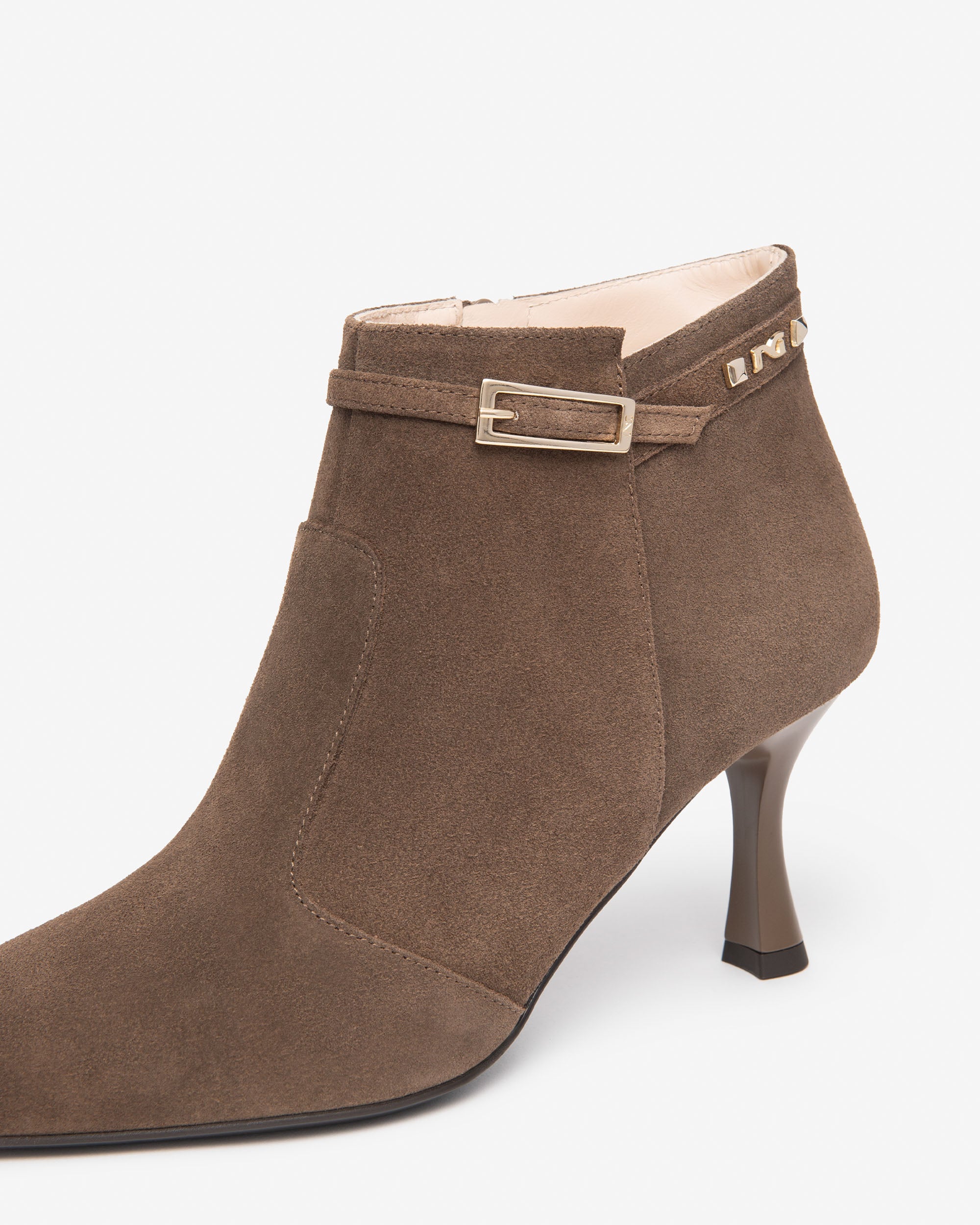 NeroGiardini Bottines Femme Daim Talon 75mm Zip