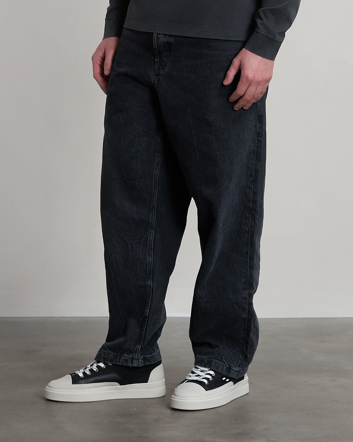 Filling Pieces Riviera Low sneakers Black toile cuir pointure exacte