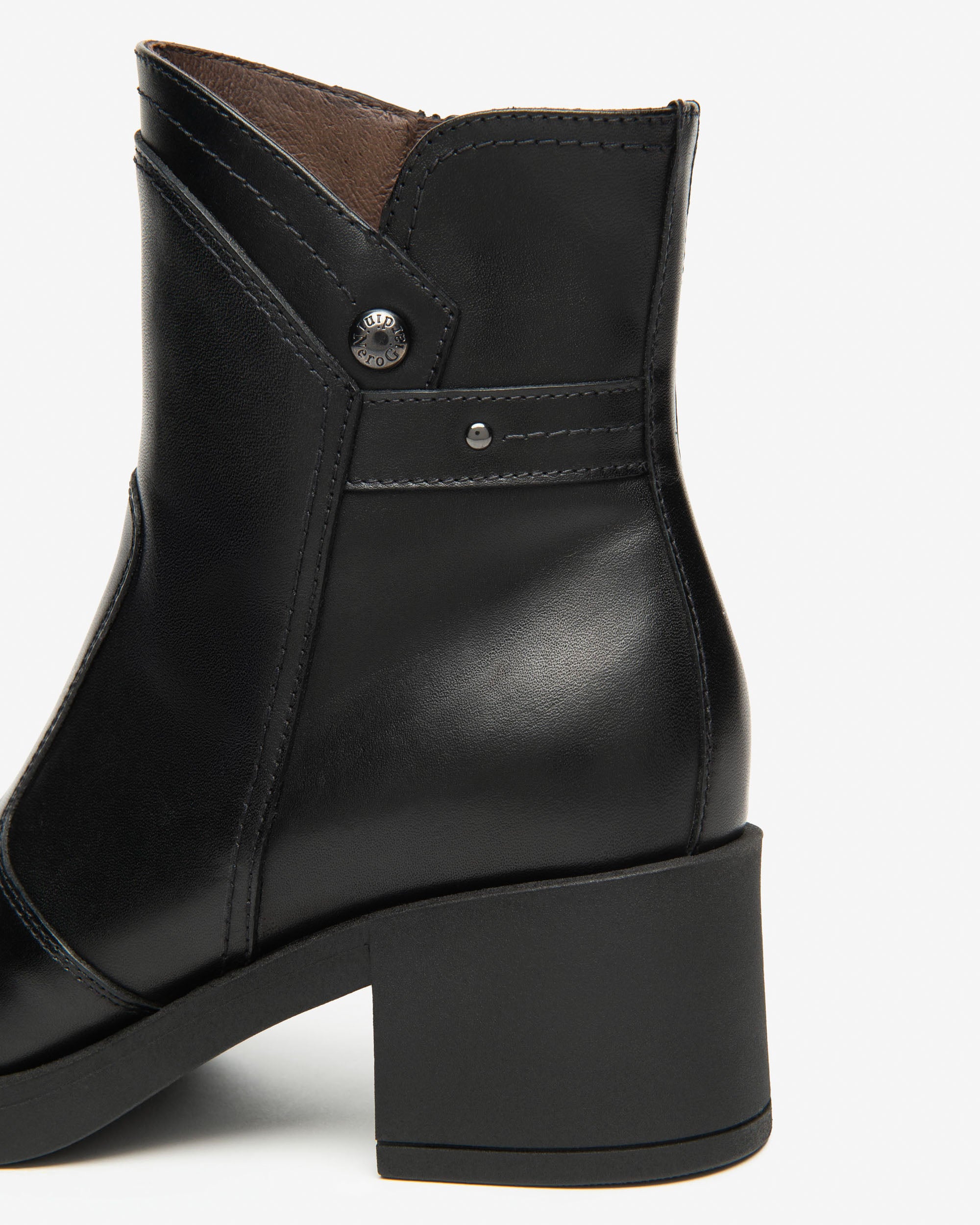 Nerogiardini Bottines Femme Cuir Automne Hiver Italie
