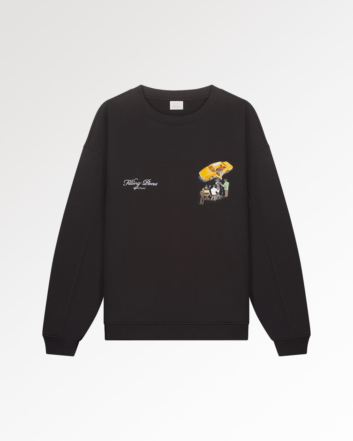 Filling Pieces Film Set sweatshirt noir coton bio