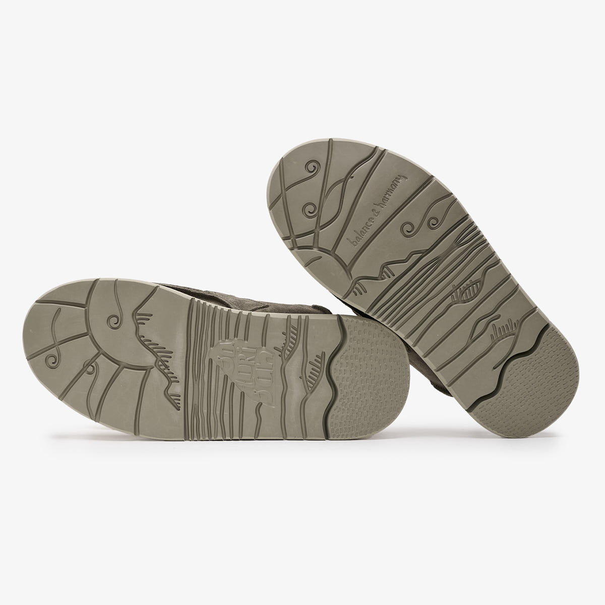 Satorisan Uwabaki Clog Suede Sabots Deep Khaki Mixte Léger