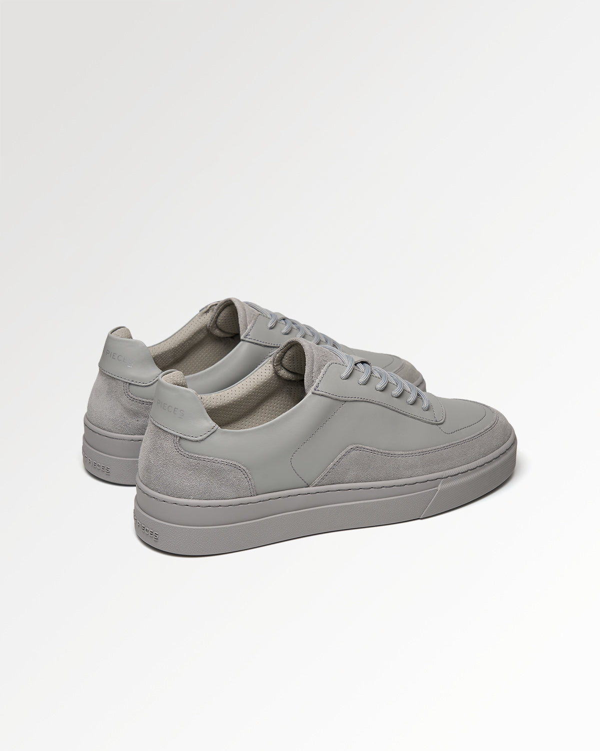 Filling Pieces Mondo Viera All Grey sneakers cuir gris