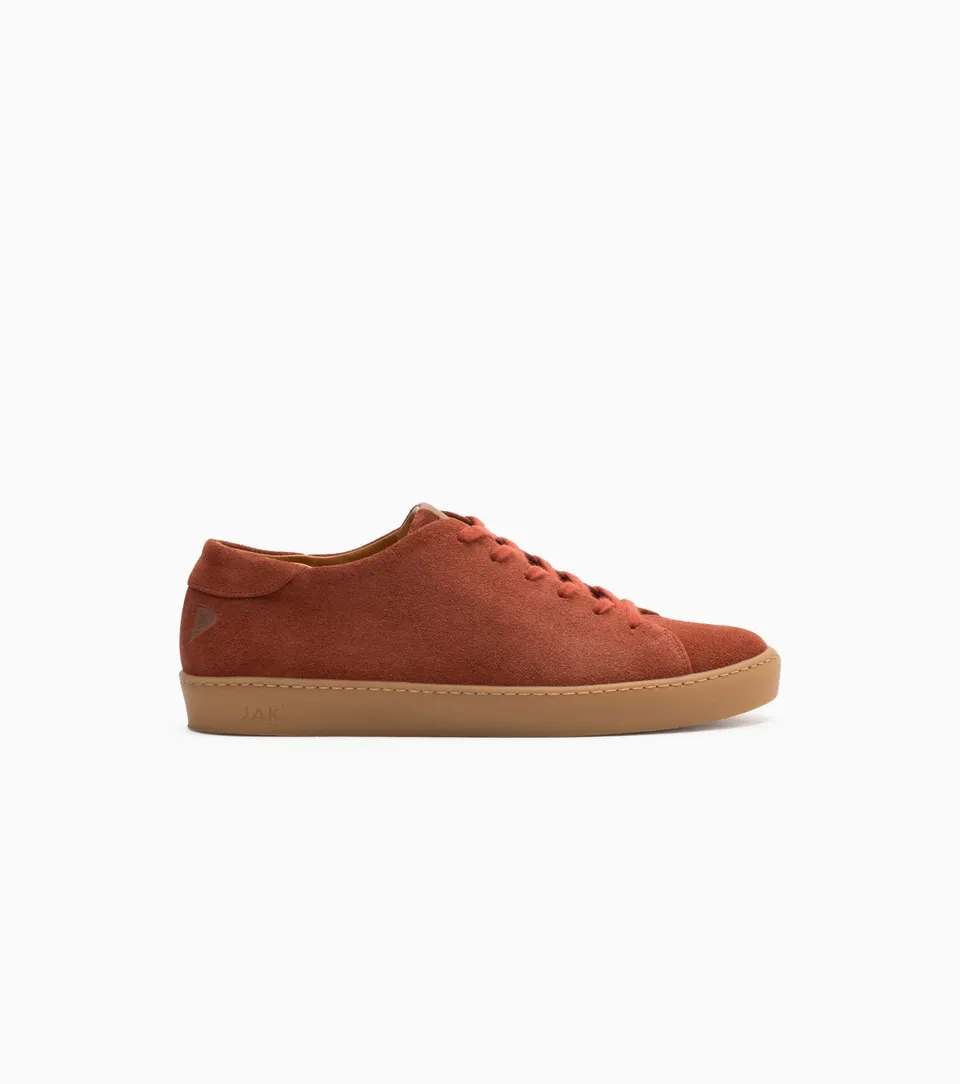 JAK Legacy sneakers daim Rust 40 semelle caoutchouc