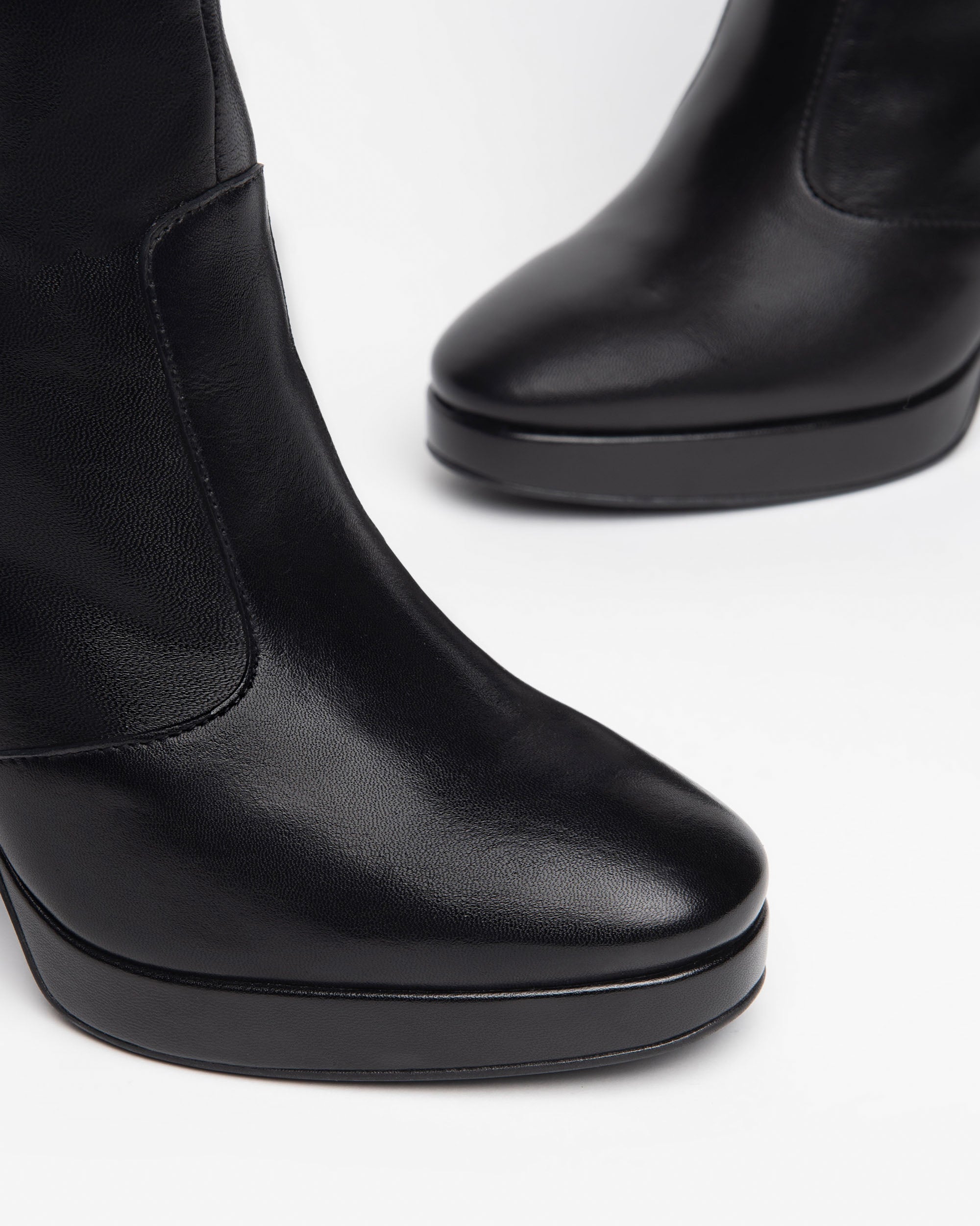 NeroGiardini Bottes Femme en Cuir Hiver Confort