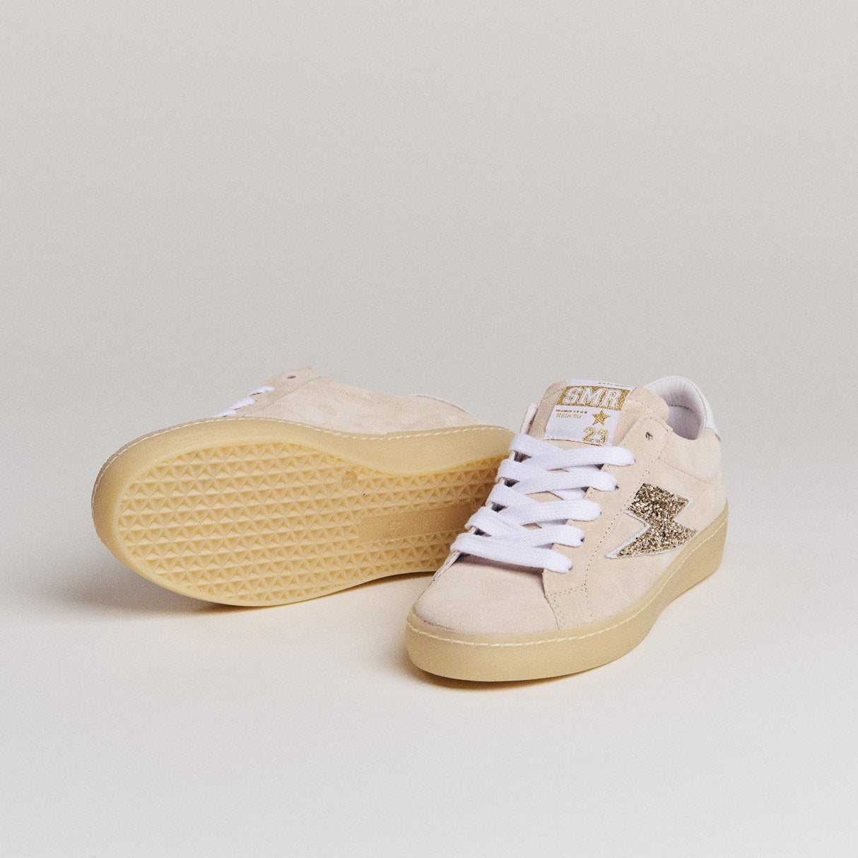 SMR Maya D602 baskets beige or daim glitter