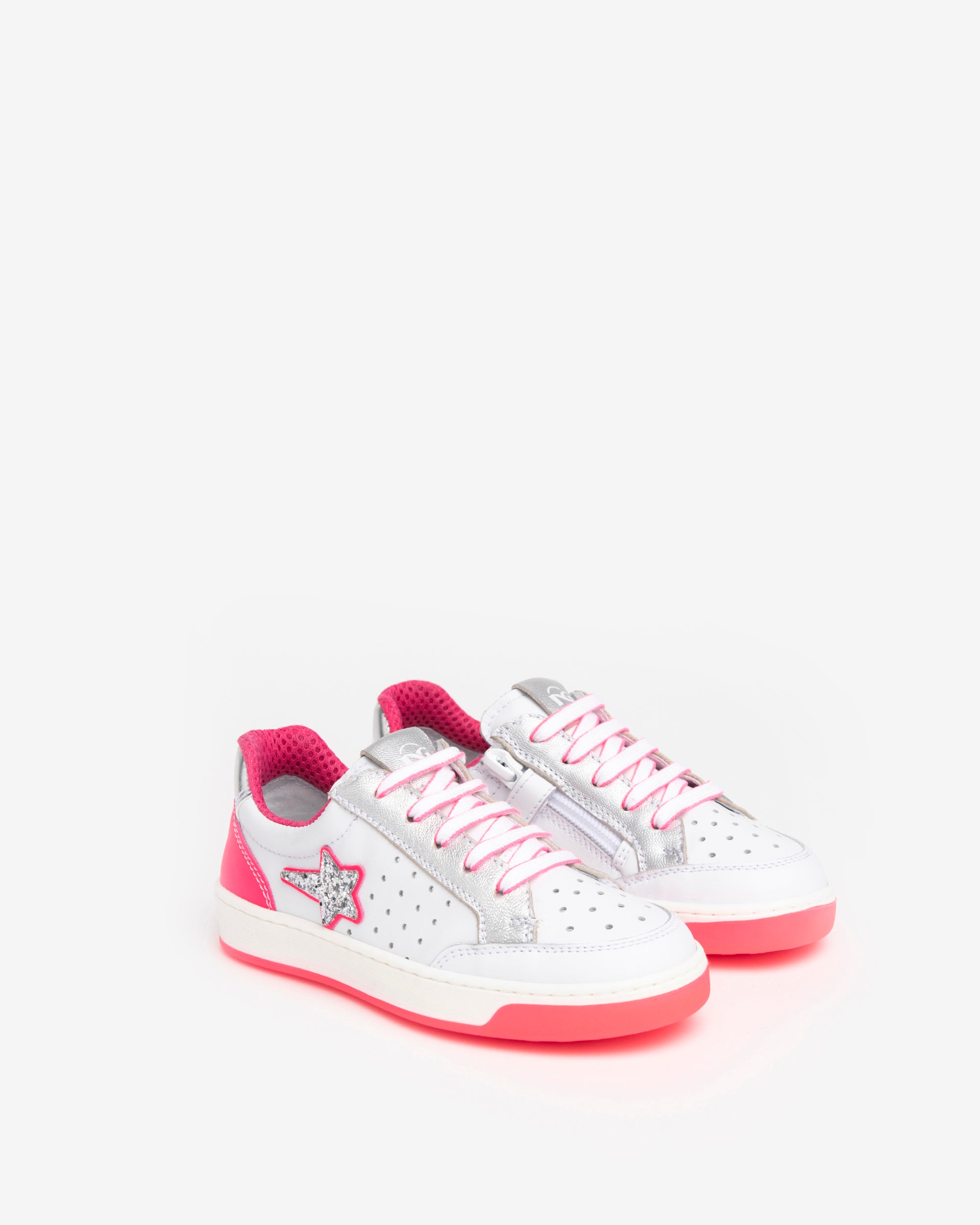 NeroGiardini Sneakers Kids Fille Cuir étoile paillettes