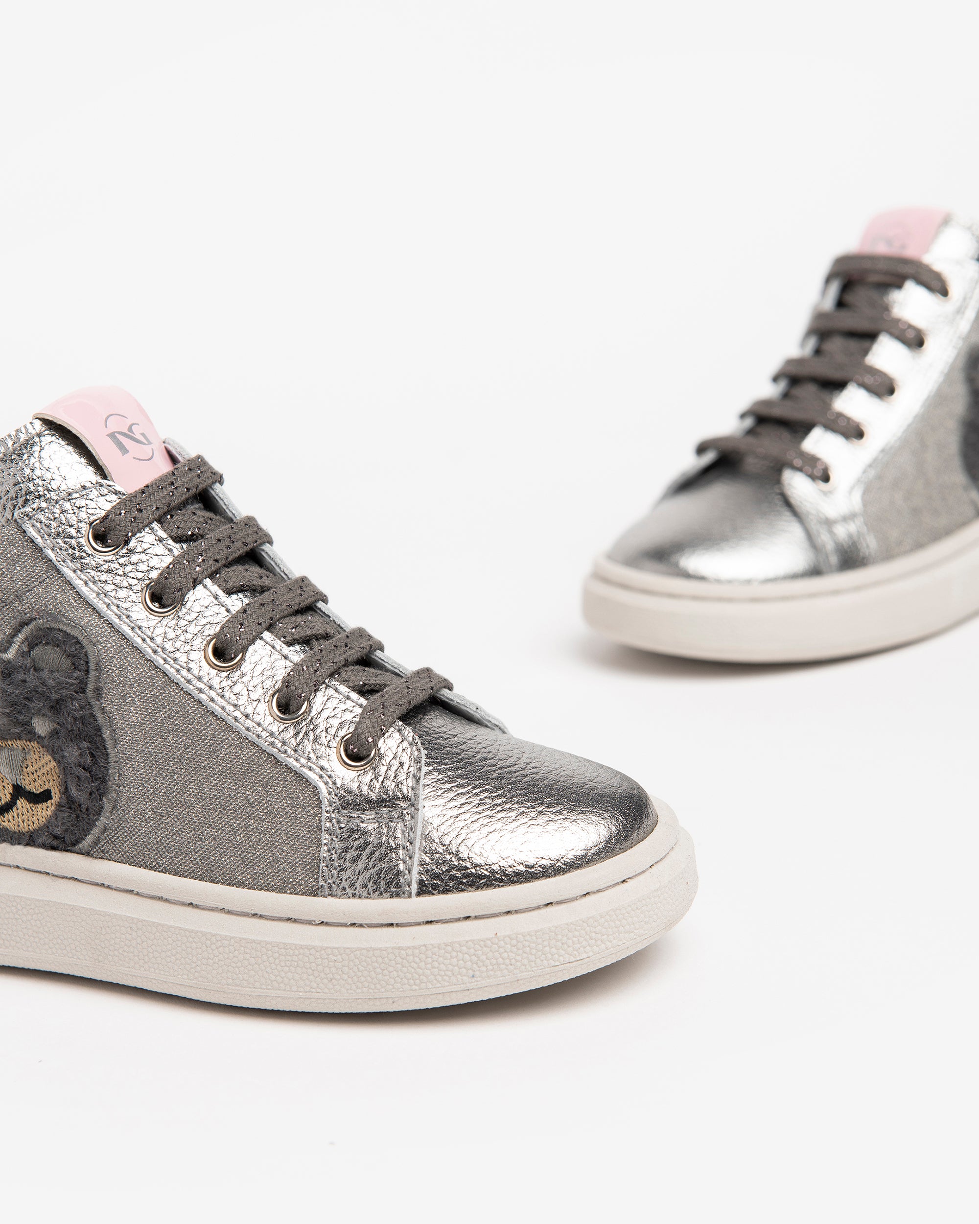 NeroGiardini Kids Sneakers Fille Cuir Baskets Légères