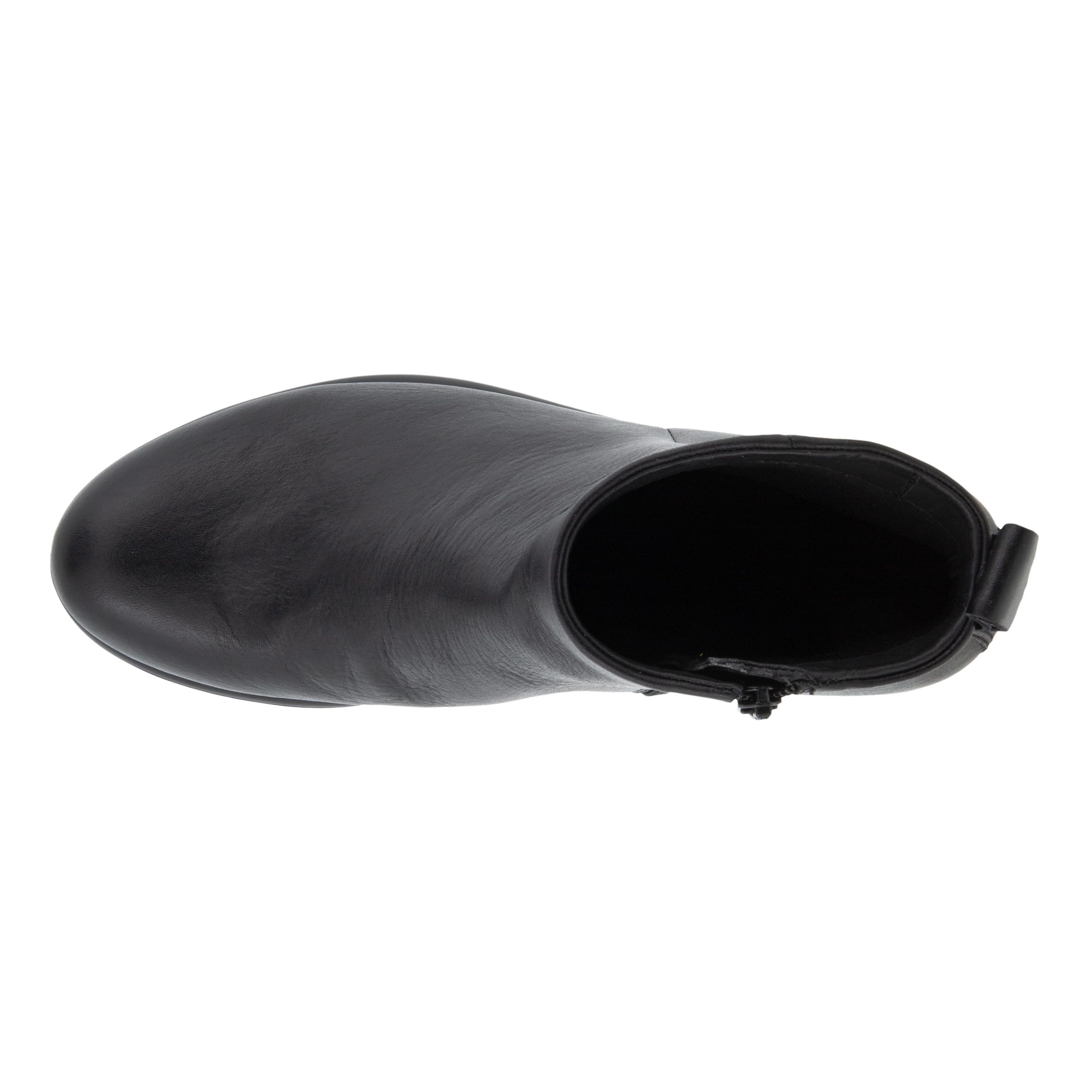 ECCO Modtray Bottine Cuir Femme Noir 38 Imperméable