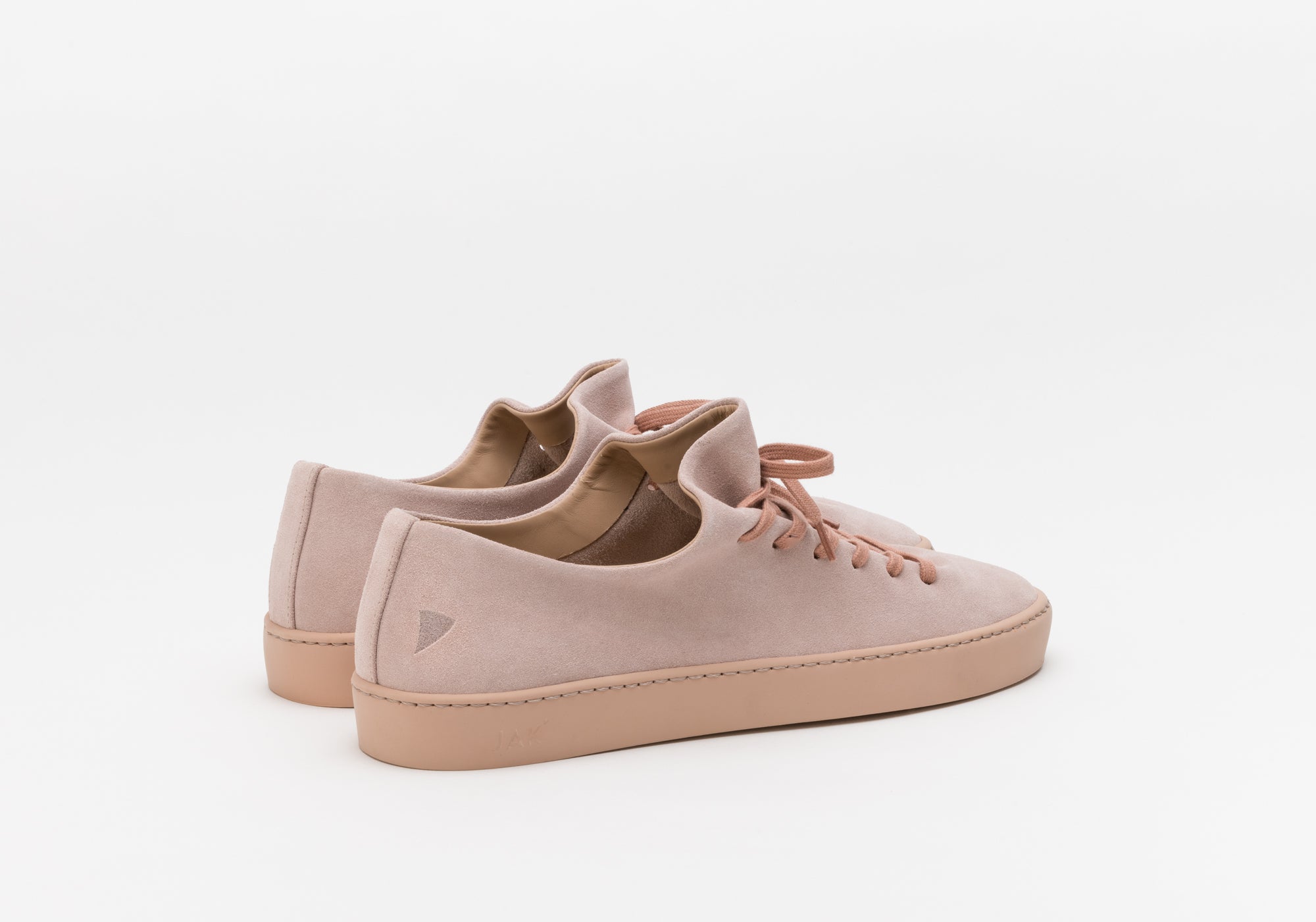 JAK Atom Nude V.A. sneakers cuir nude daim